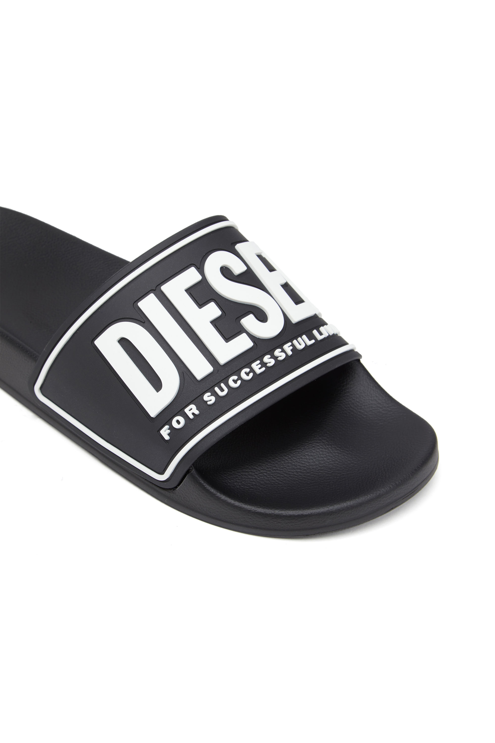 Diesel - SA-MAYEMI CC, Sa-Mayemi-Claquettes de piscine avec logo 3D Homme in Noir - 6