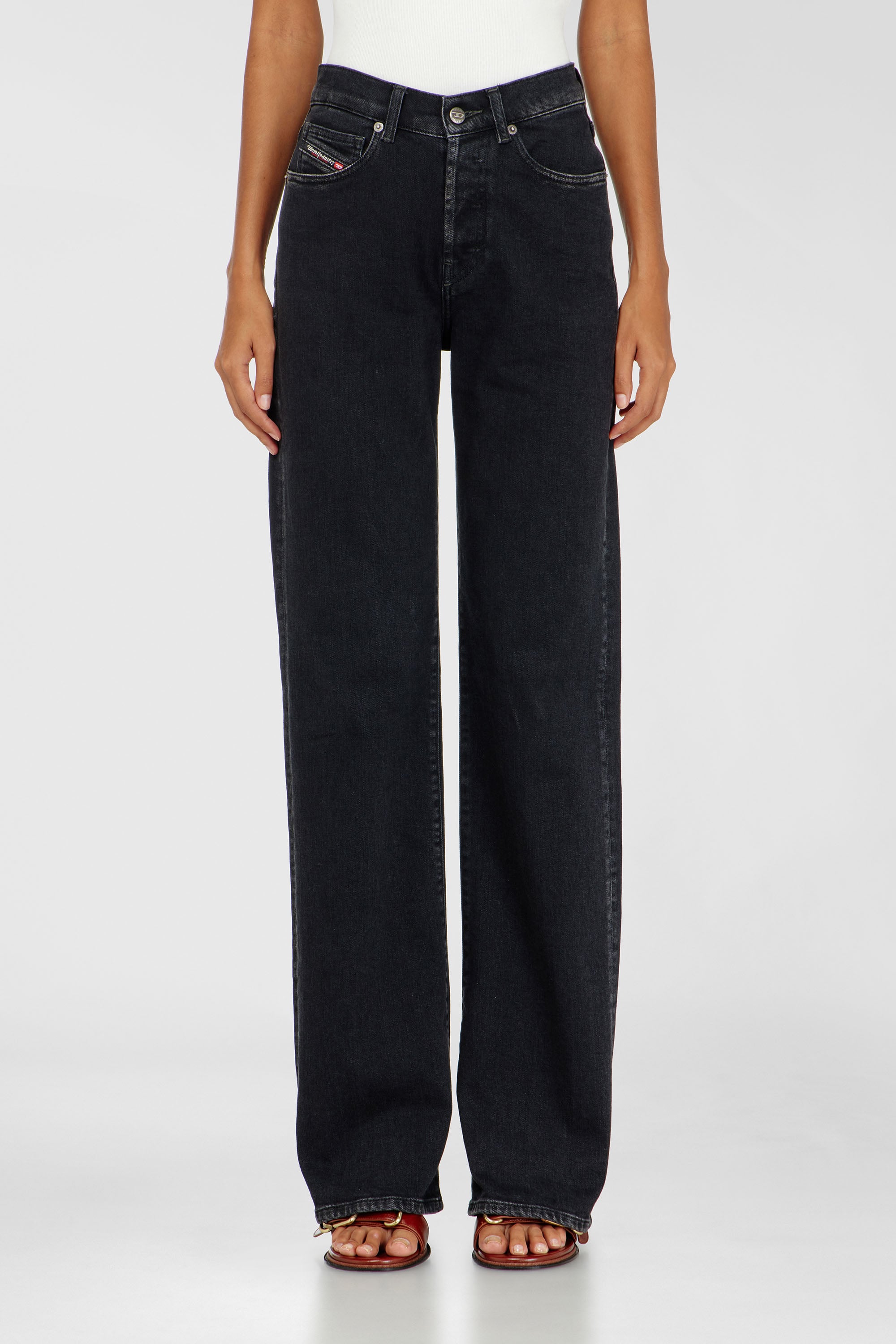 Diesel - Regular Jeans 1971 D-Sent 09N89 Femme, Noir/Gris fonc&eacute; - Image 1
