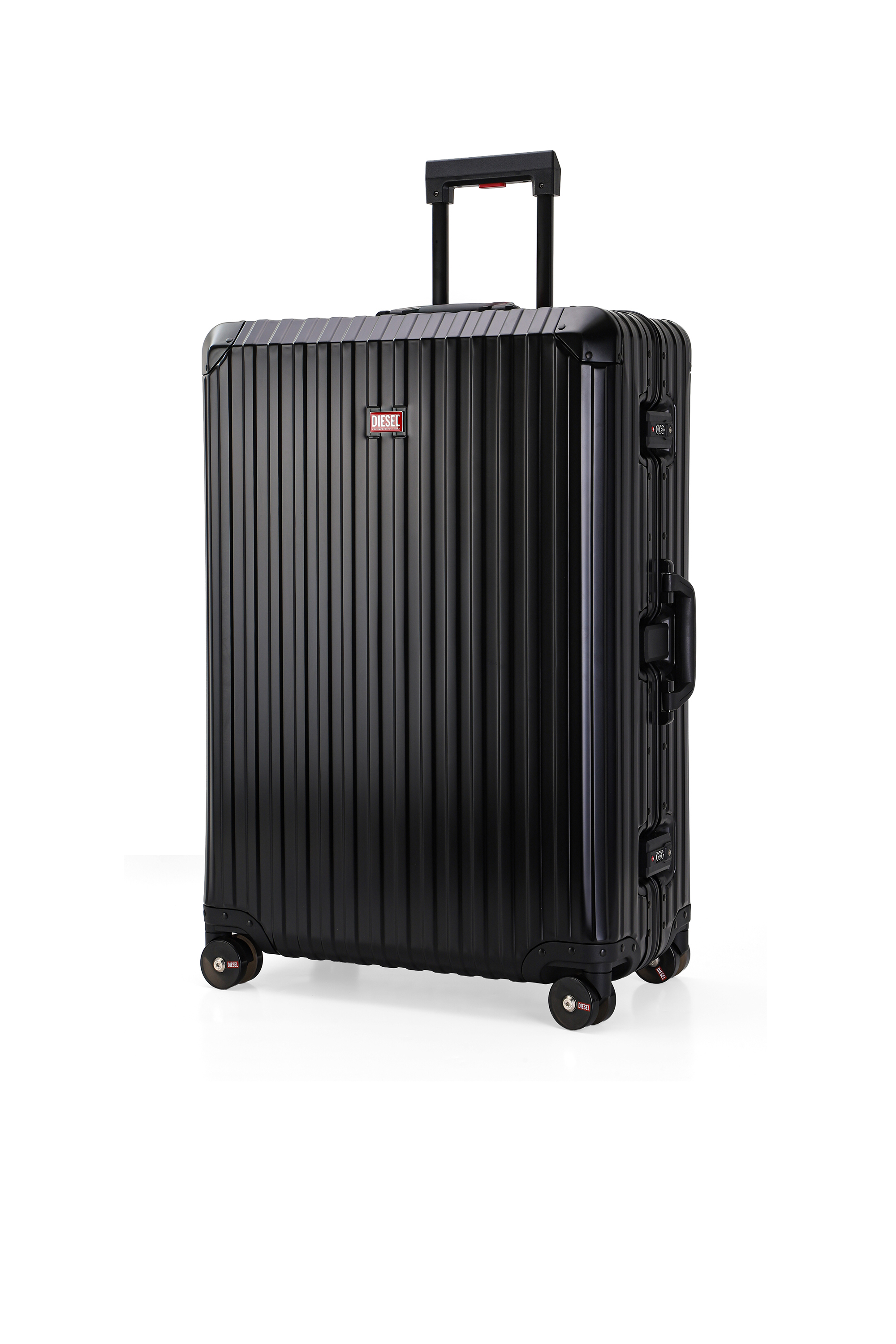 Diesel - DIESEL ALUMINUM TROLLEY- DSL002, Valise en aluminium taille L Mixte in Noir - 5