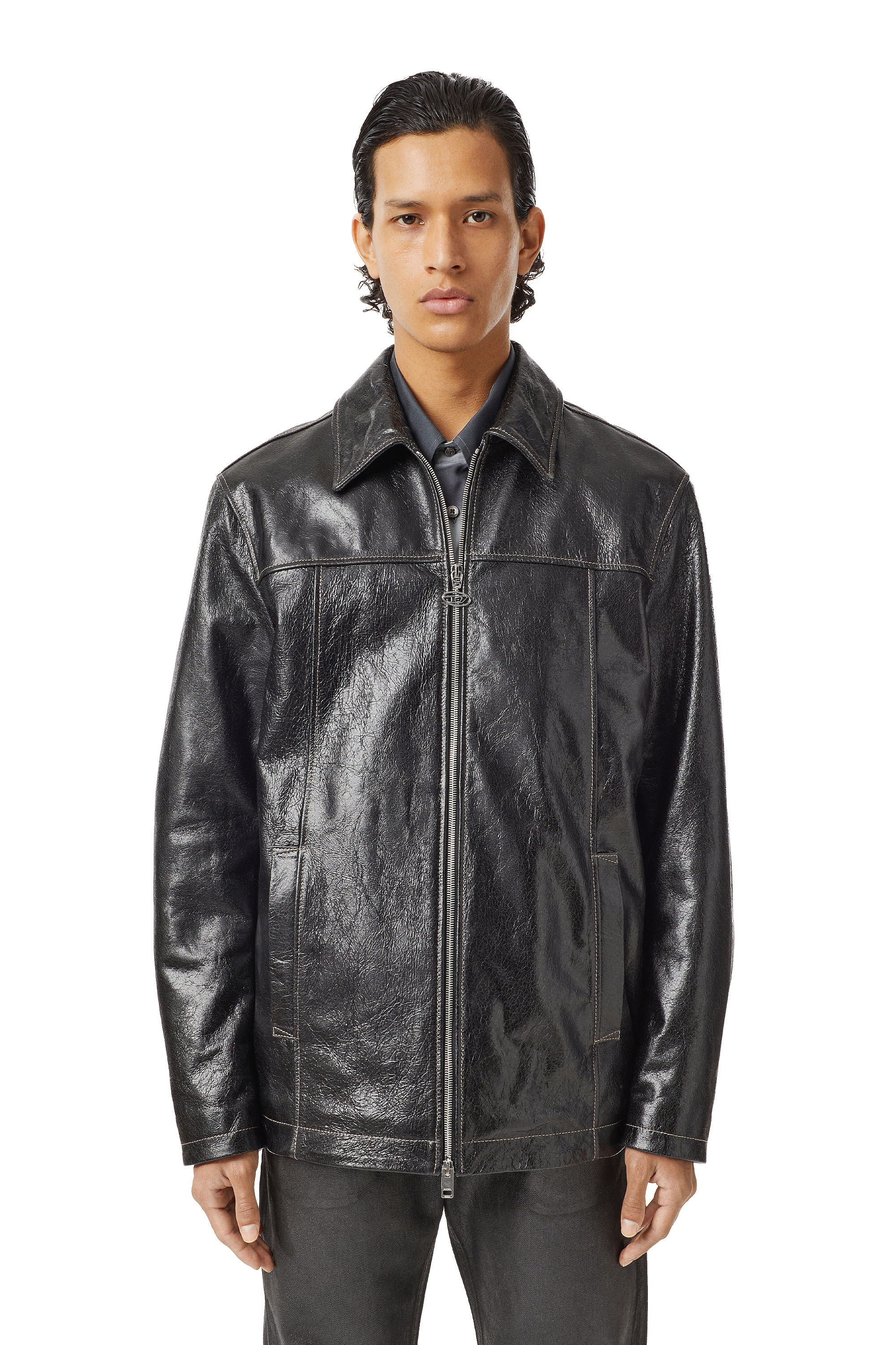 L-STERLING, Noir - Vestes de cuir