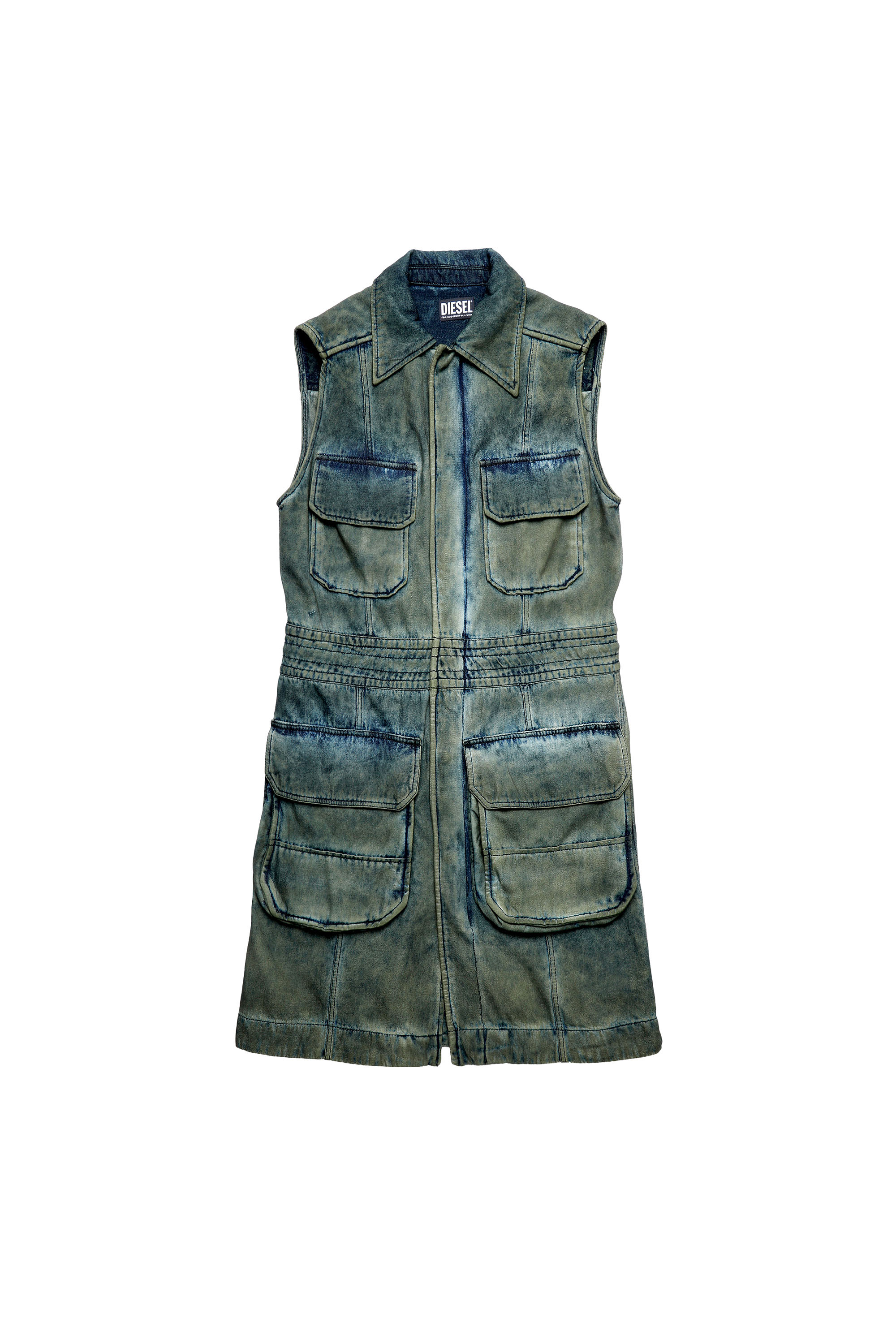 DE-TURBY-SP, Vert Olive - Robes