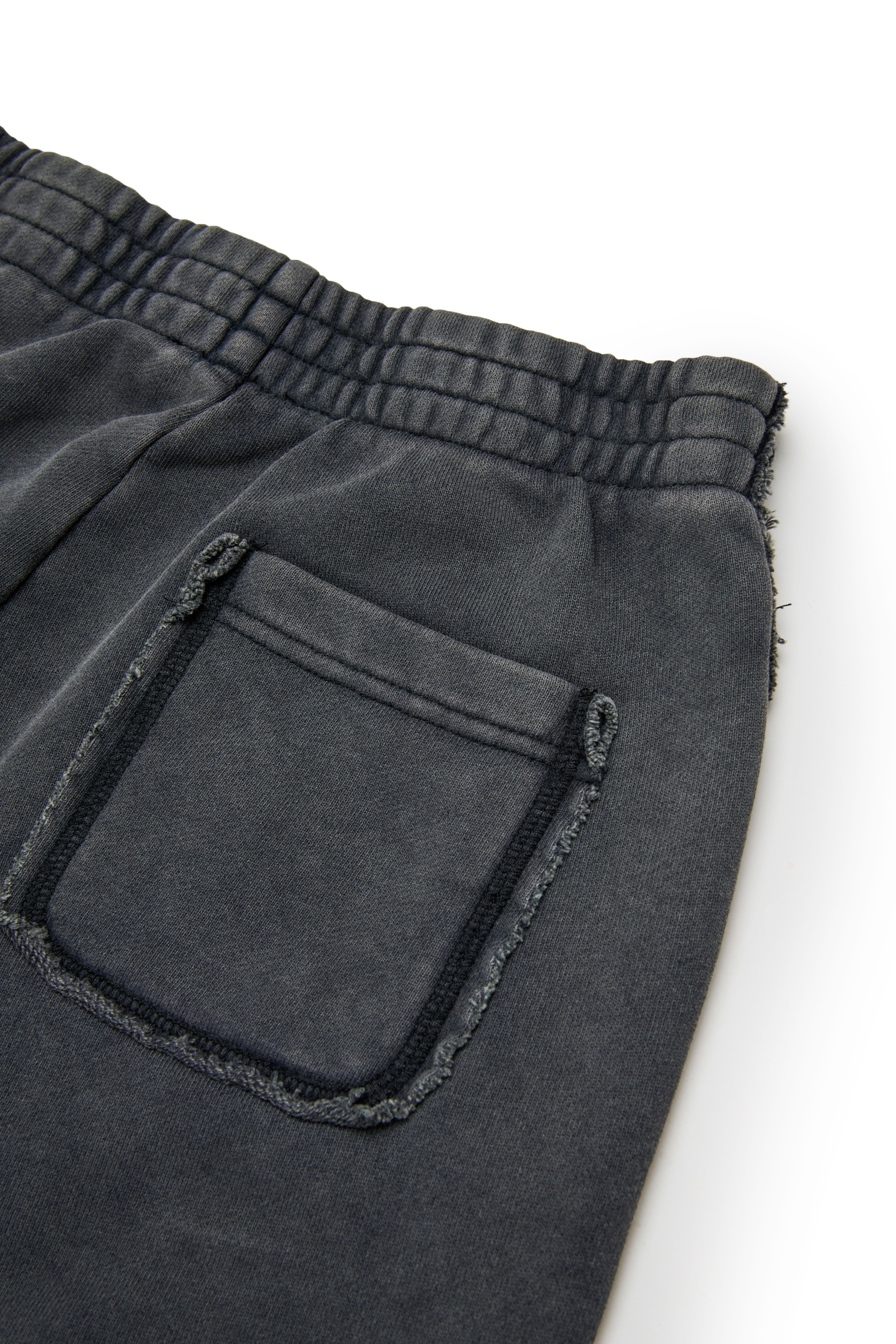 Diesel - PMARKYRAW, Pantalon en coton avec taille élastiquée Homme in Noir - 4