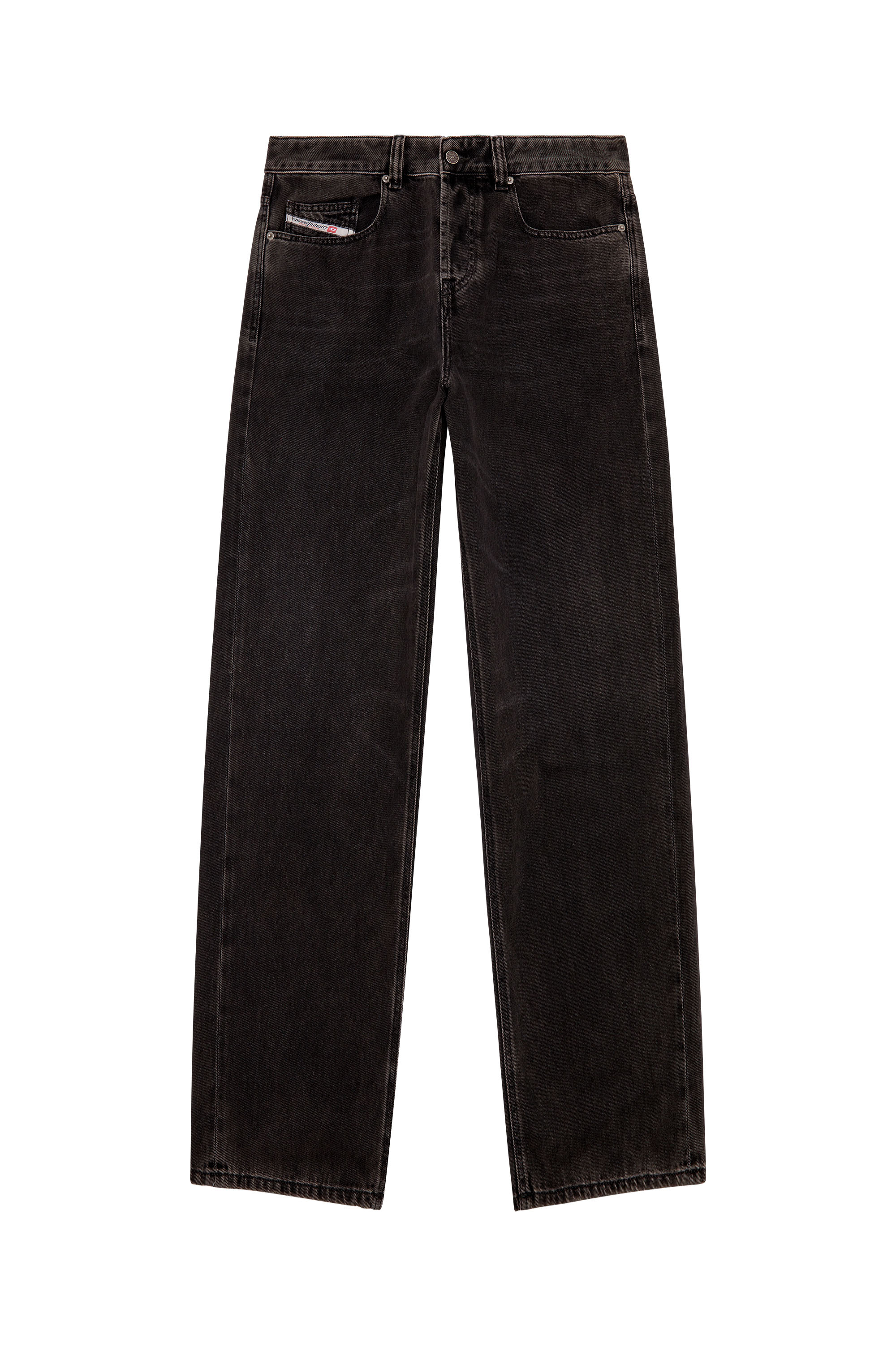 Diesel - Straight Jeans 2001 D-Macro 09I35, Noir/Gris foncé - Image 5