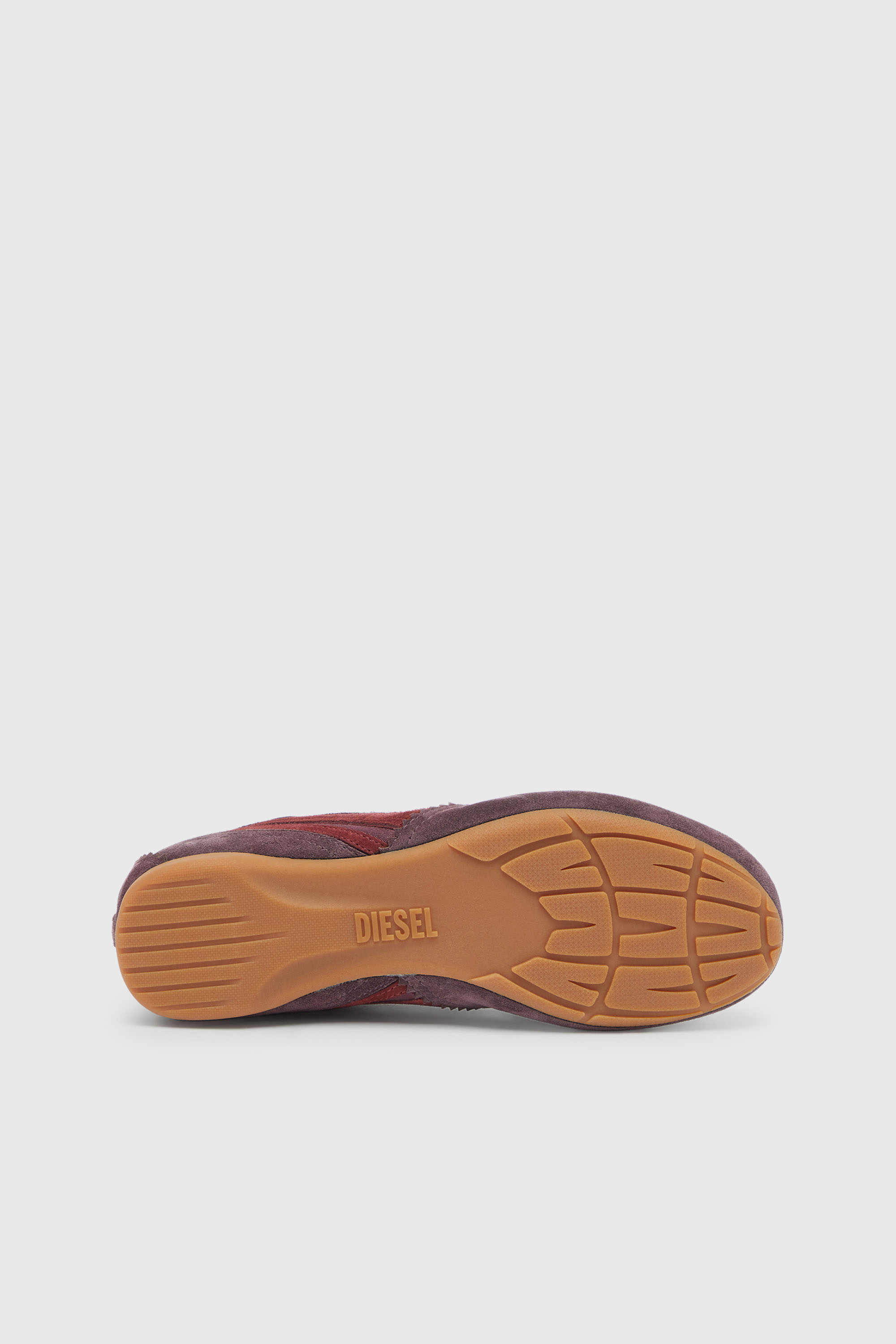 Diesel - D-MILE LOW II W, D-Mile-Baskets avec empi&egrave;cements en su&egrave;de Femme in Rouge - 5