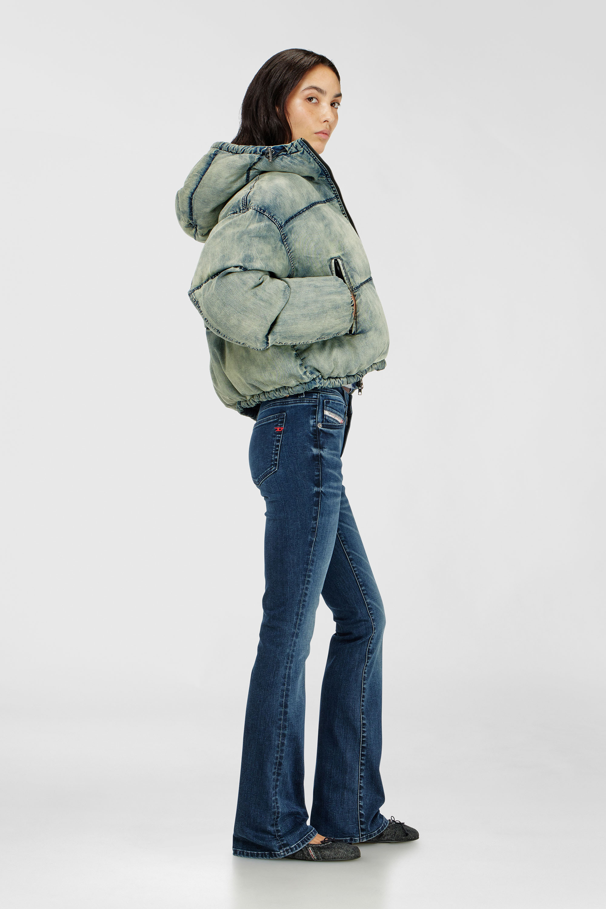 Diesel - Bootcut Jeans 1969 D-Ebbey 0ILDY Femme, Bleu Fonc&eacute; - Image 2