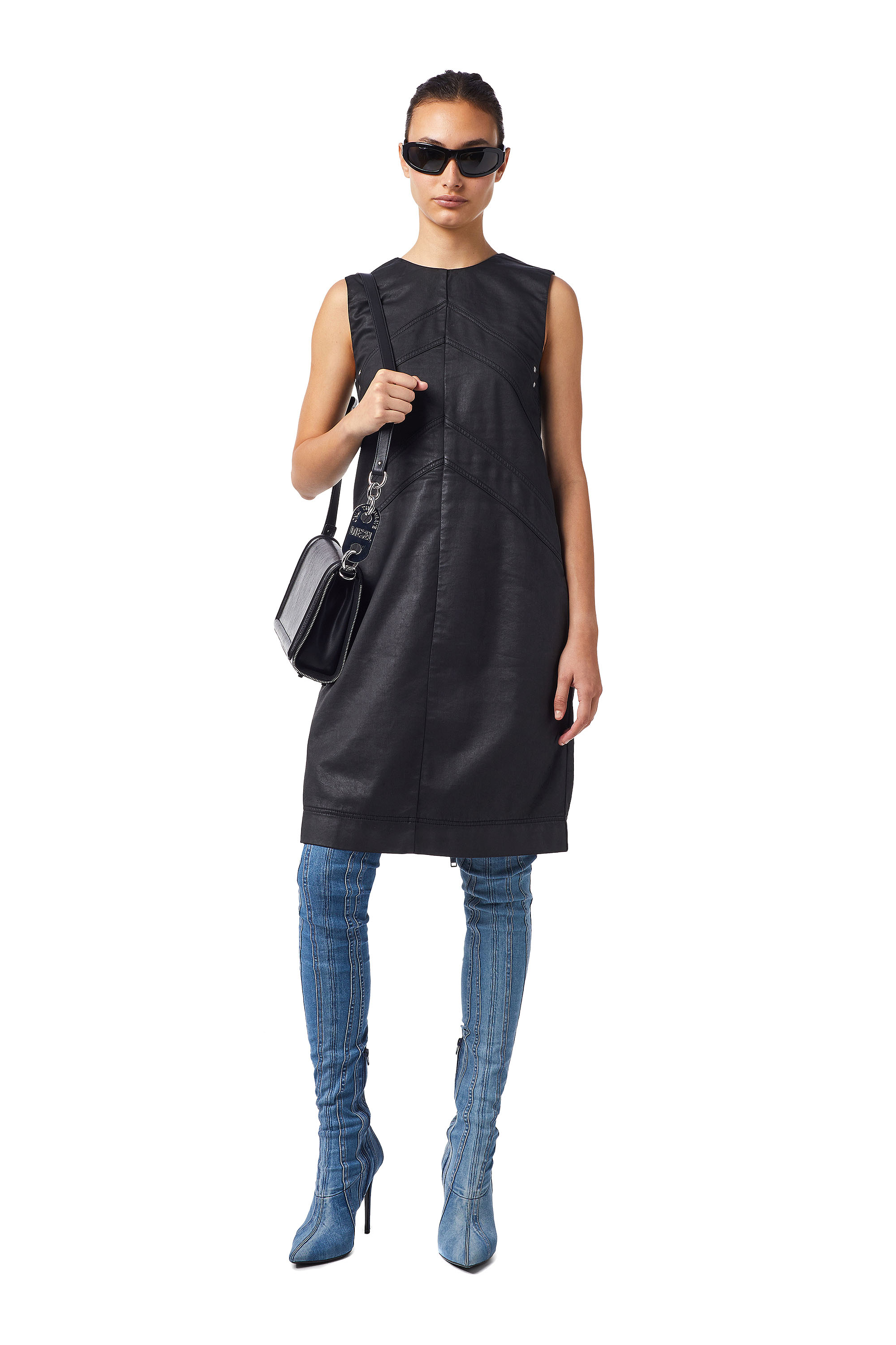 D-FLOOR -SP JOGGJEANS, Noir - Robes