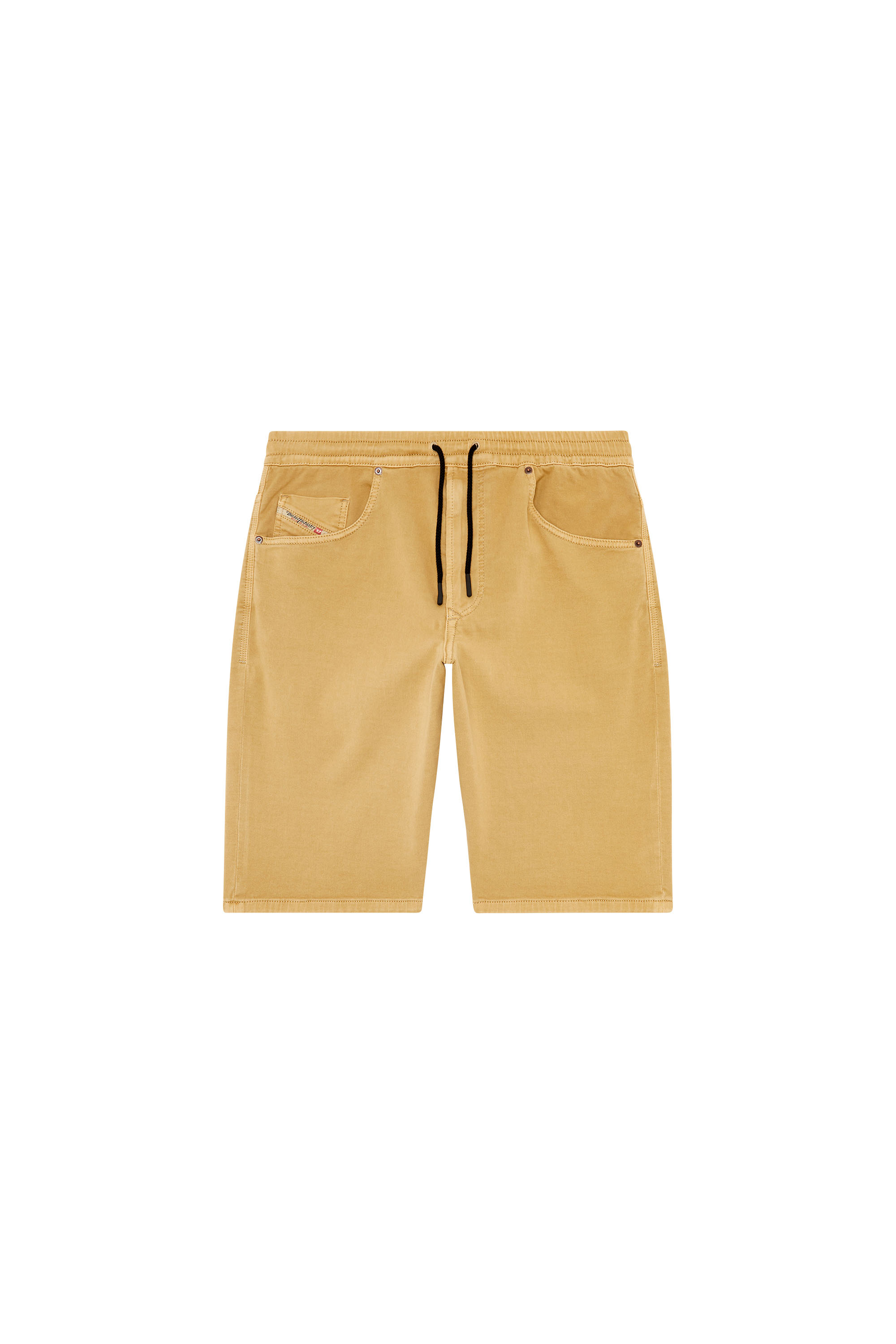 Diesel - 2033 D-KROOLEY-SHORT JOGG, Short chino en JoggJeans Homme in Marron - 3