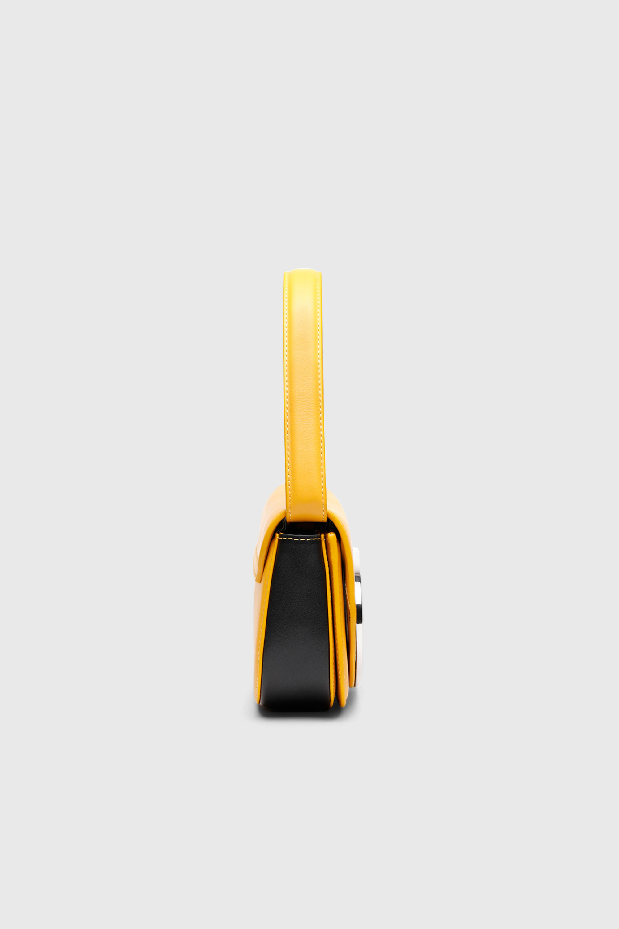 Diesel - 1DR, 1DR - Sac iconique &agrave; bandouli&egrave;re en cuir nappa Femme in Jaune - 5