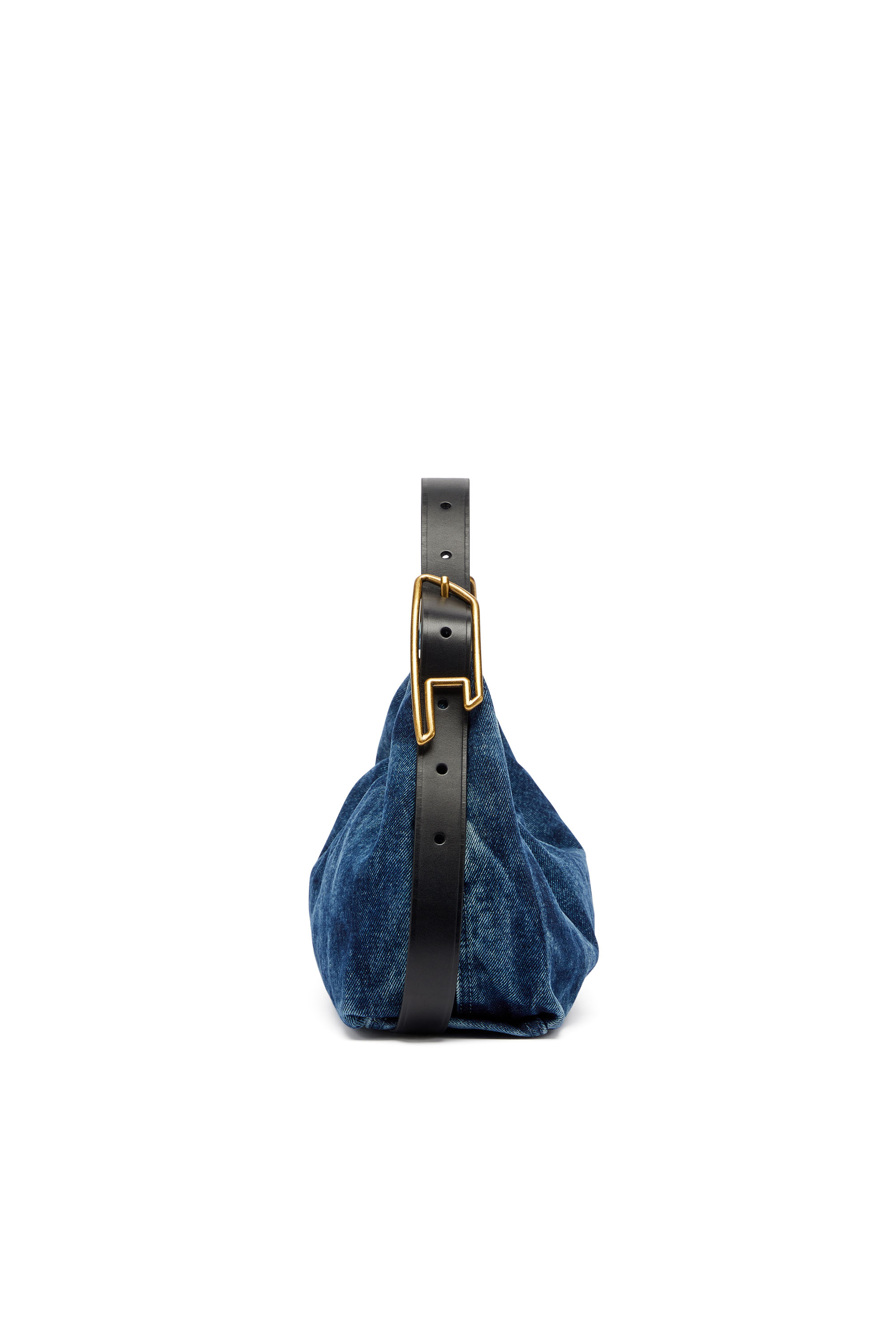Diesel - D-LINE SHOULDER, D-Line-Sac &agrave; bandouli&egrave;re en denim Femme in Bleu - 5