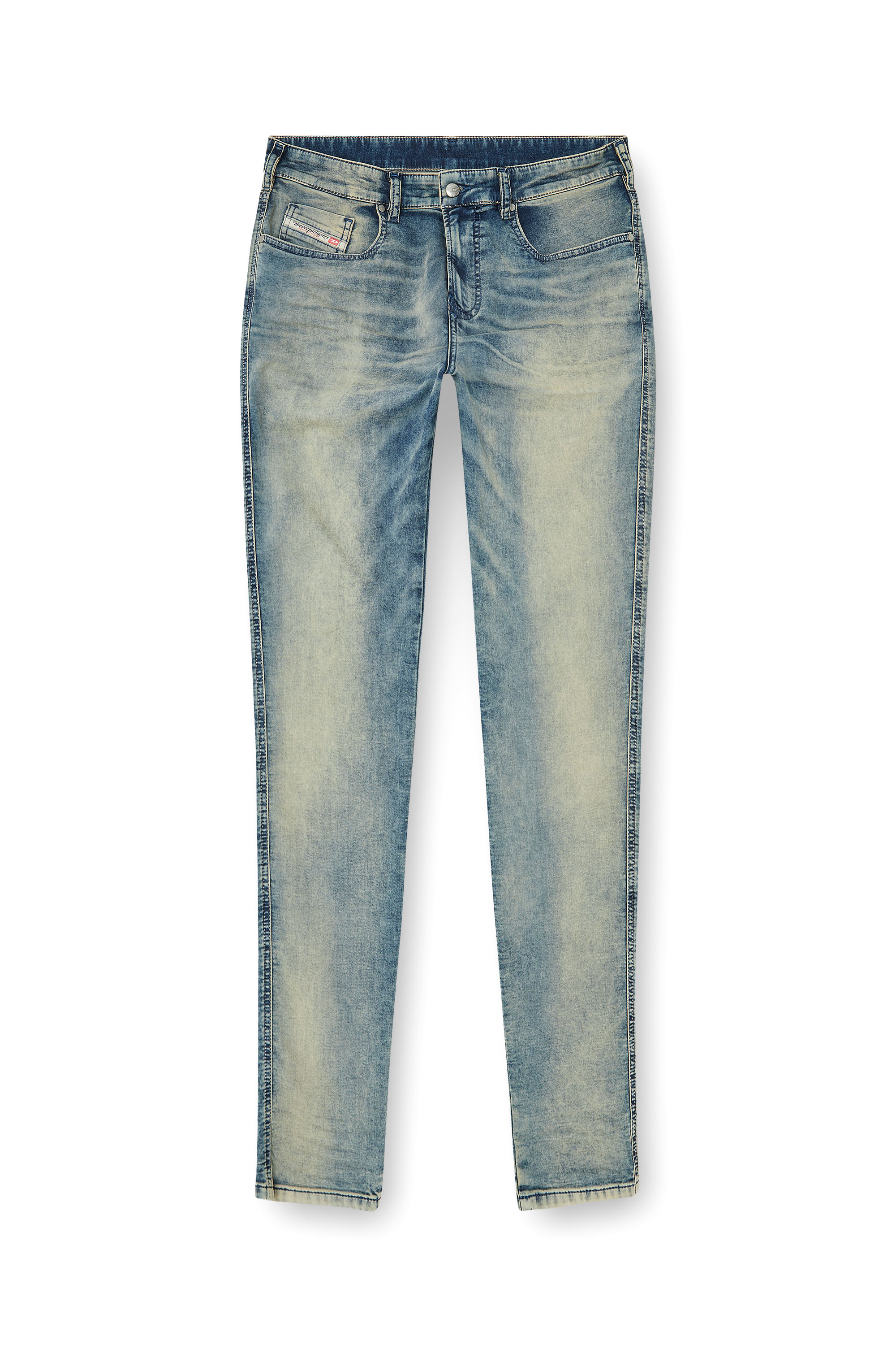 Diesel - Slim 2062 D-Strukt Joggjeans&reg; 09P60 Homme, Bleu moyen - Image 3