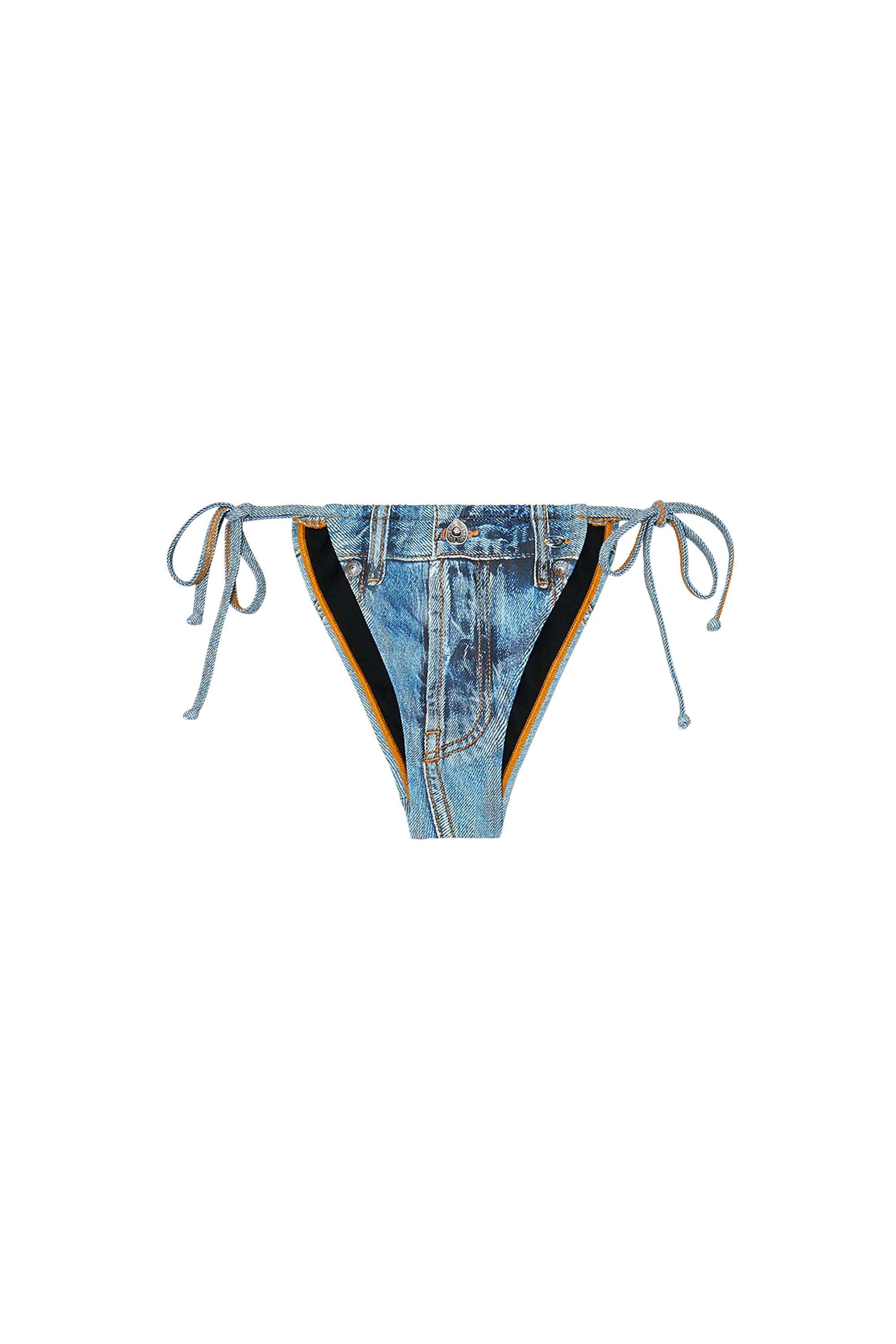 Diesel - JODIE-DNM, Bas de bikini avec effet trompe l'&oelig;il jean Femme in ToBeDefined - 3