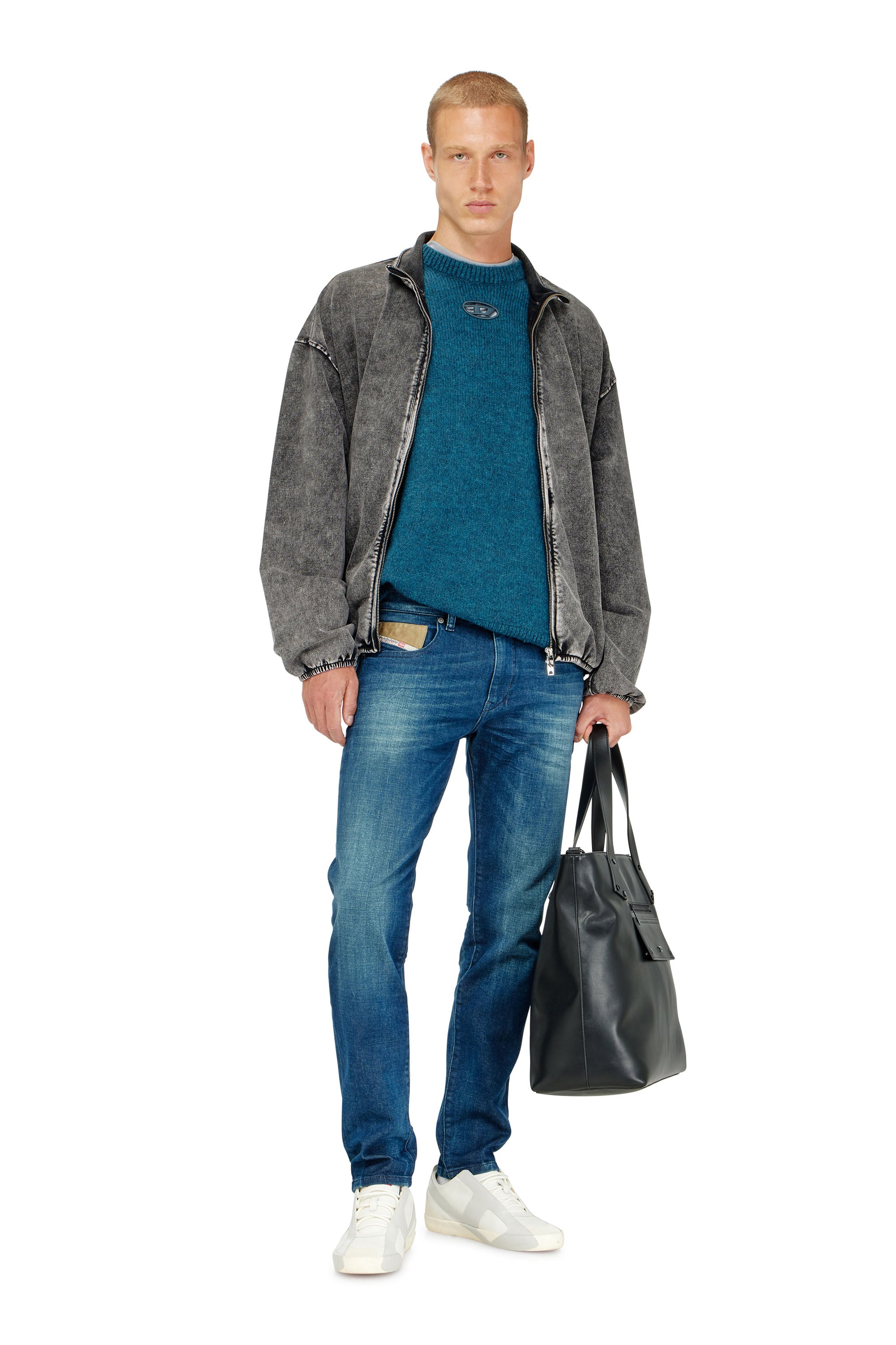Diesel - Slim Jeans 2019 D-Strukt 0PBBZ Homme, Bleu moyen - Image 1