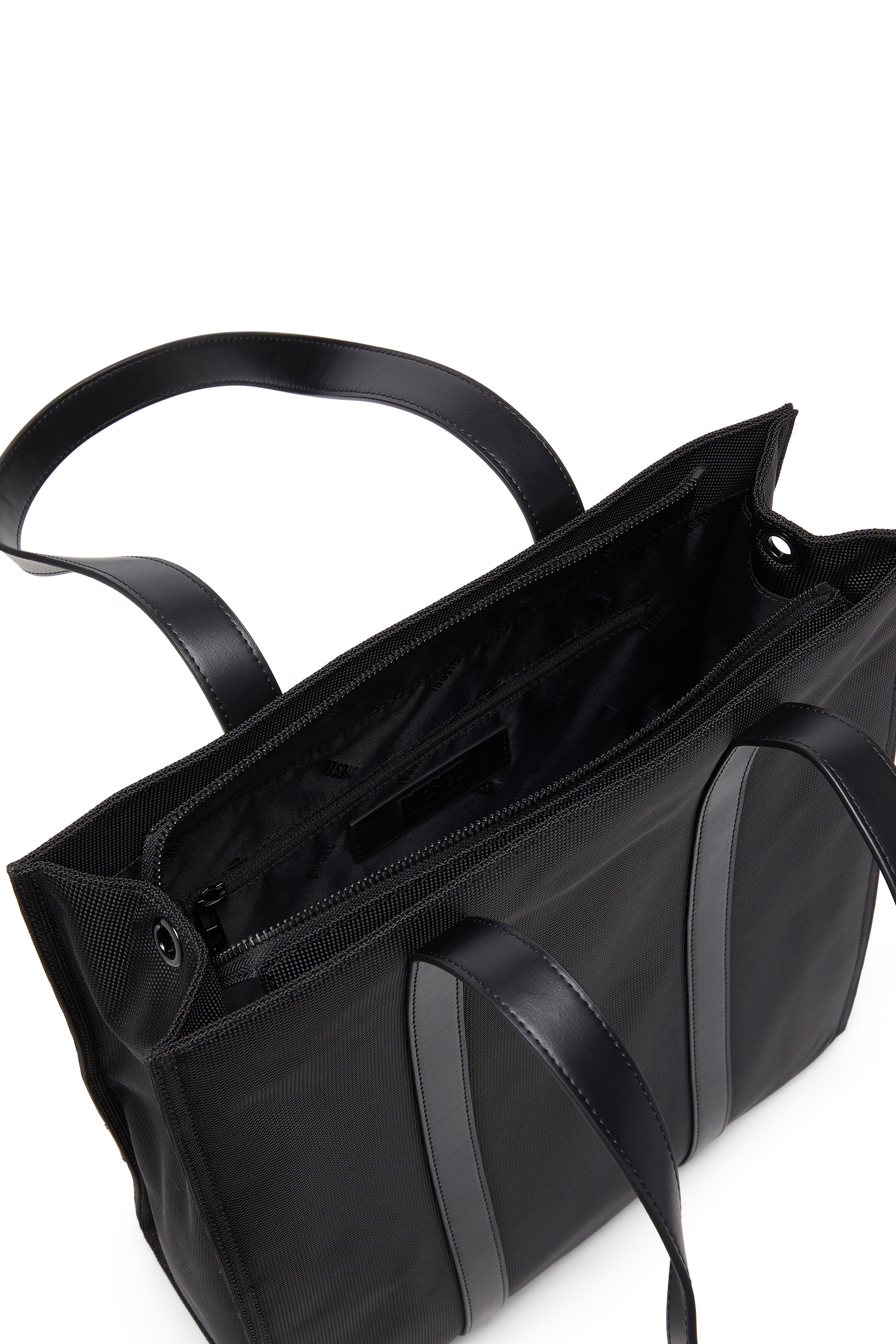 Diesel - MULTI-PKTS TOTE X, Multi-Pkts - Sac cabas avec poche &agrave; rabat et zip Mixte in Noir - 3