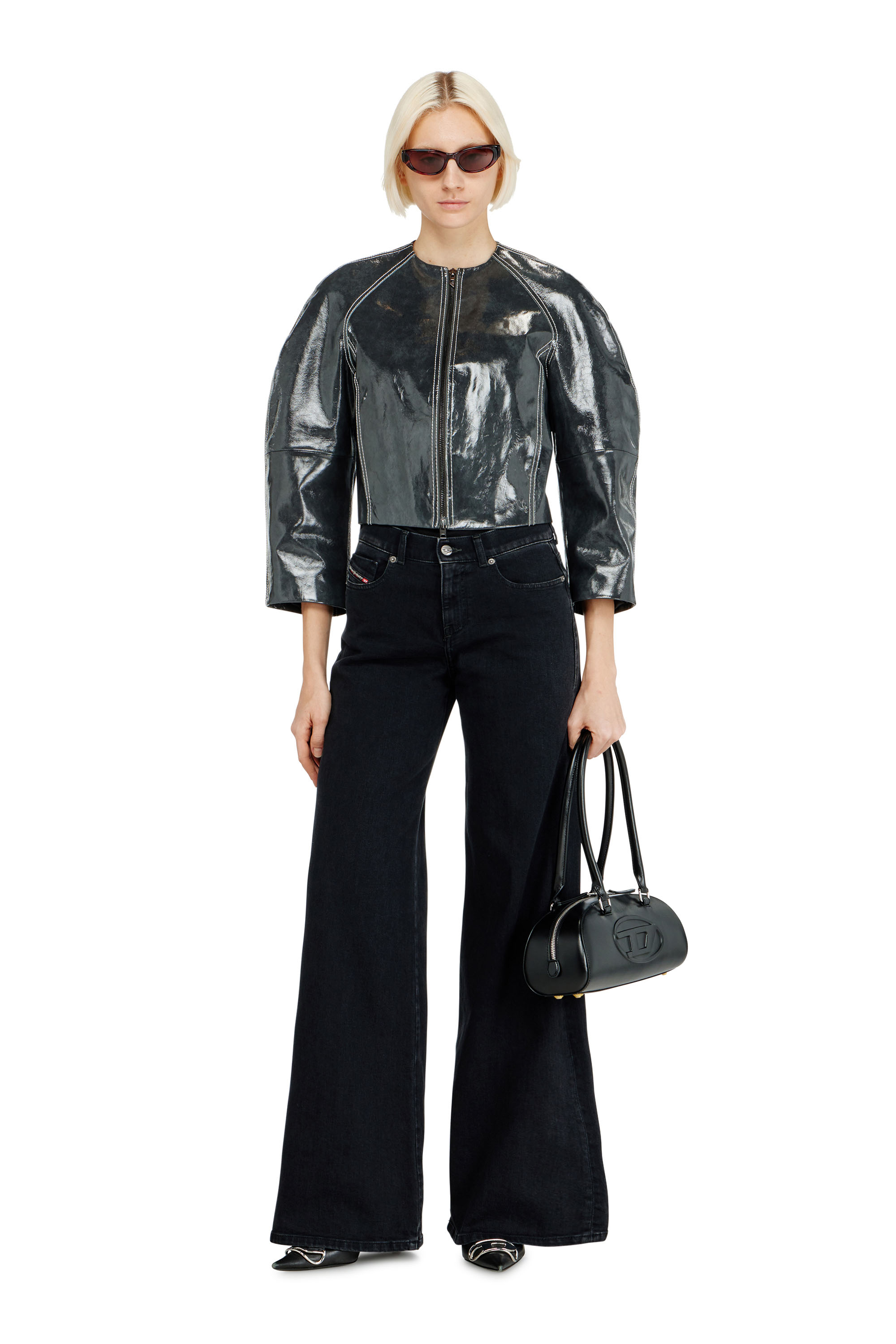 Diesel - Flare Jeans 1978 D-Akemi 09N89 Femme, Noir/Gris fonc&eacute; - Image 1