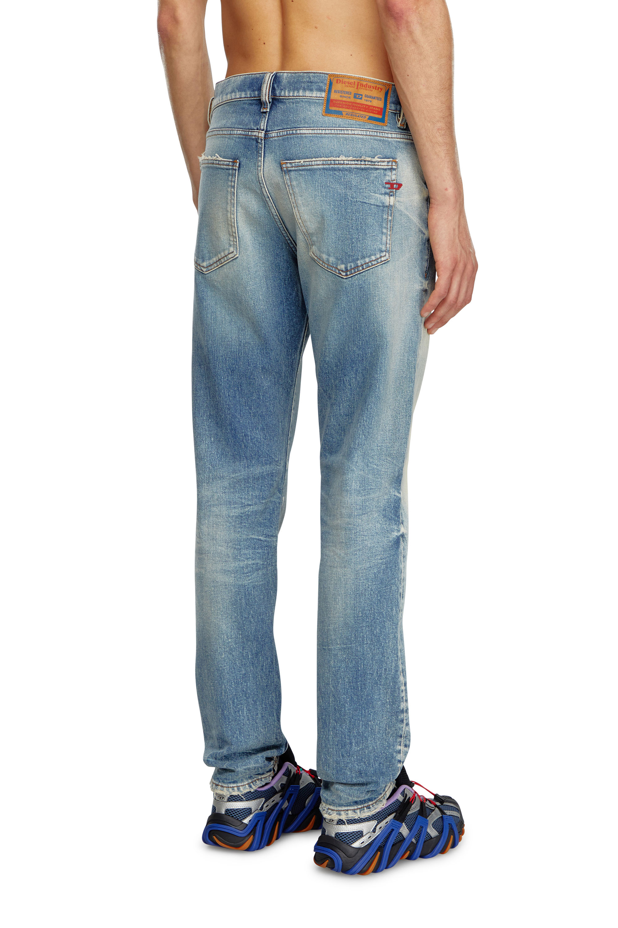 Diesel - Slim Jeans 2019 D-Strukt 007V8, Bleu moyen - Image 3