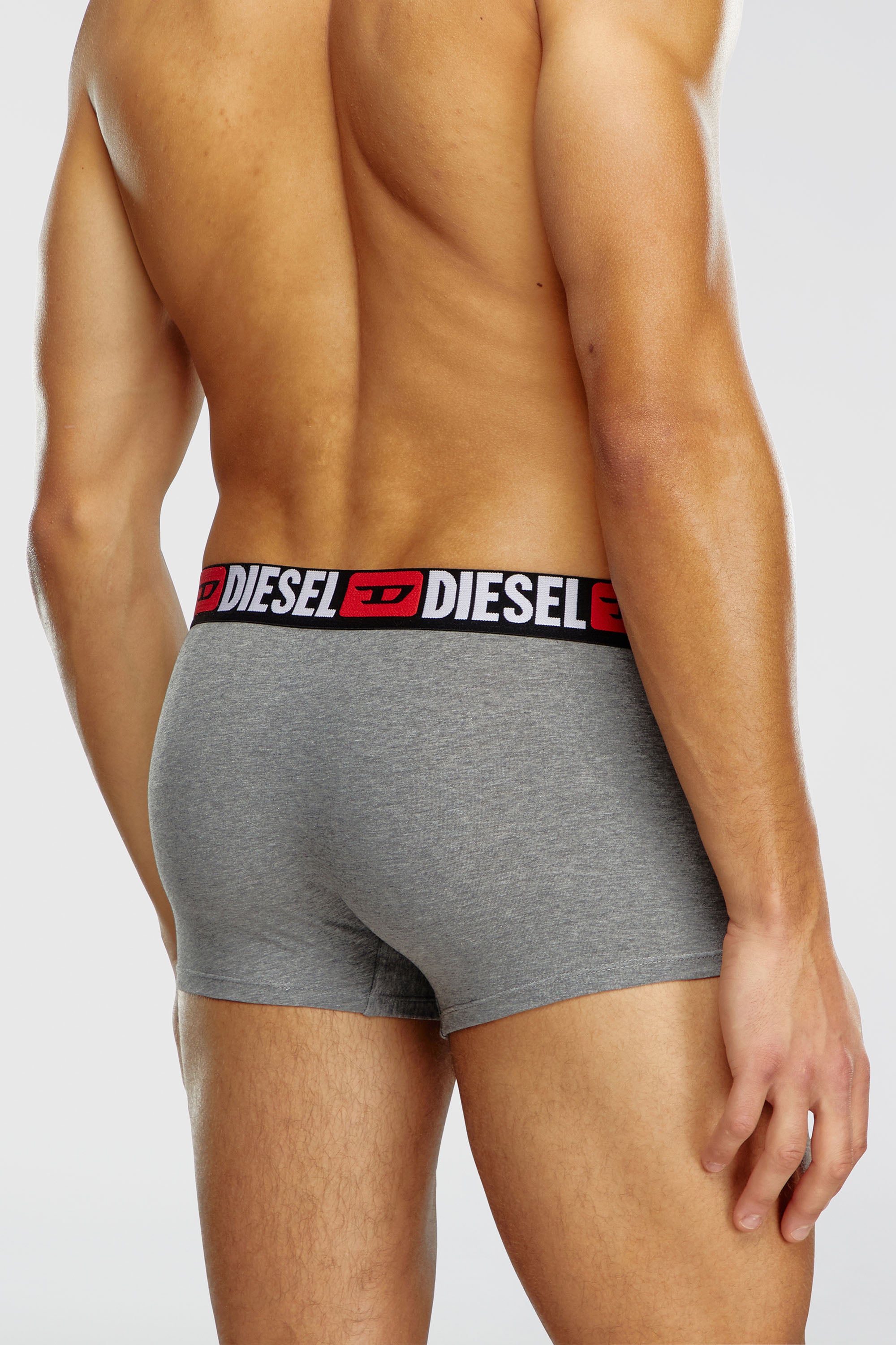 Diesel - UMBX-DAMIENTHREEPACK, Lot de trois boxers avec taille orn&eacute;e du logo sur toute la surface Homme in Polychrome - 4
