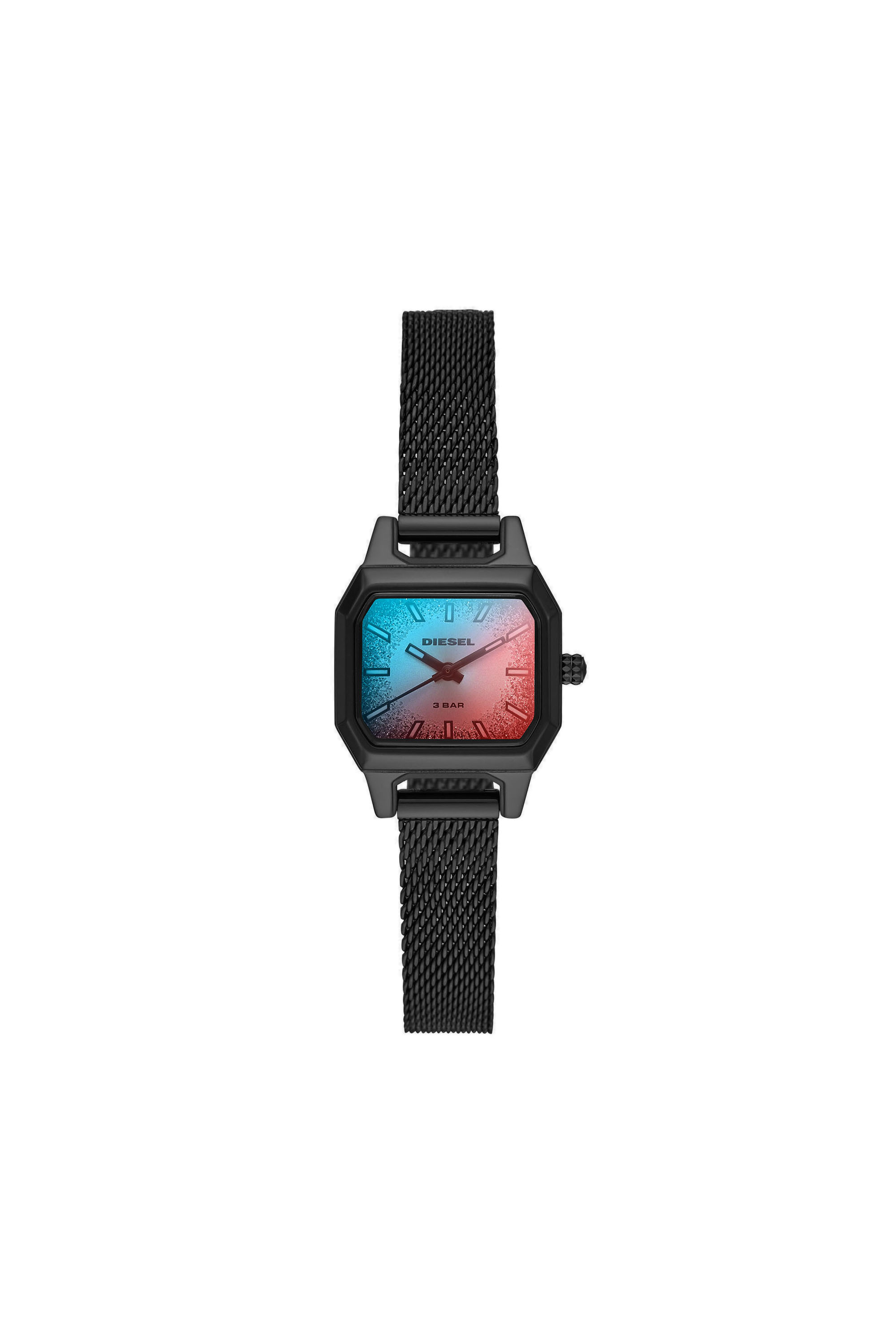 Diesel - DZ5594, Montre Callie à trois aiguilles en acier inoxydable noir Femme in Noir - 1