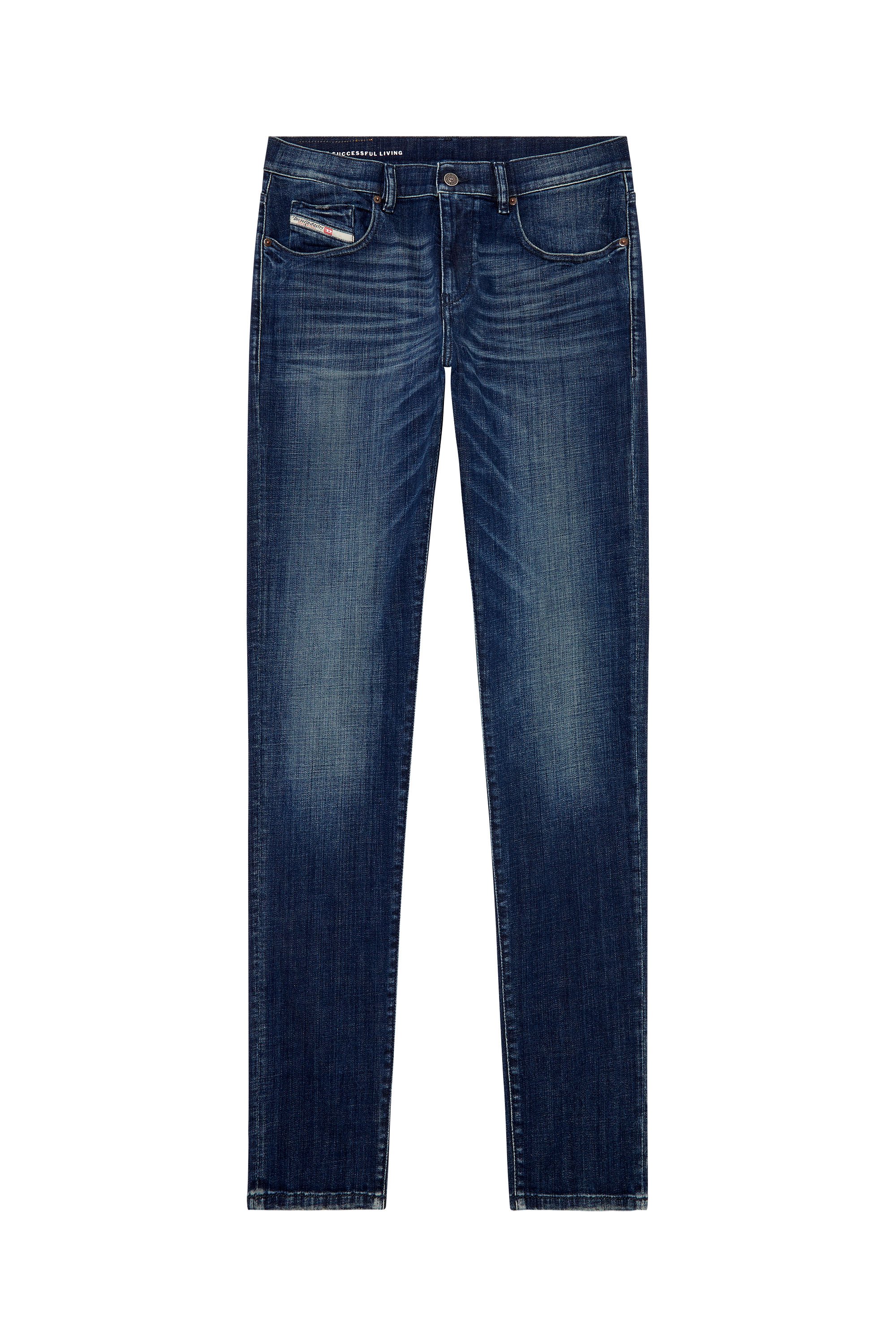 Diesel - Slim Jeans 2019 D-Strukt 09H35, Bleu Foncé - Image 6