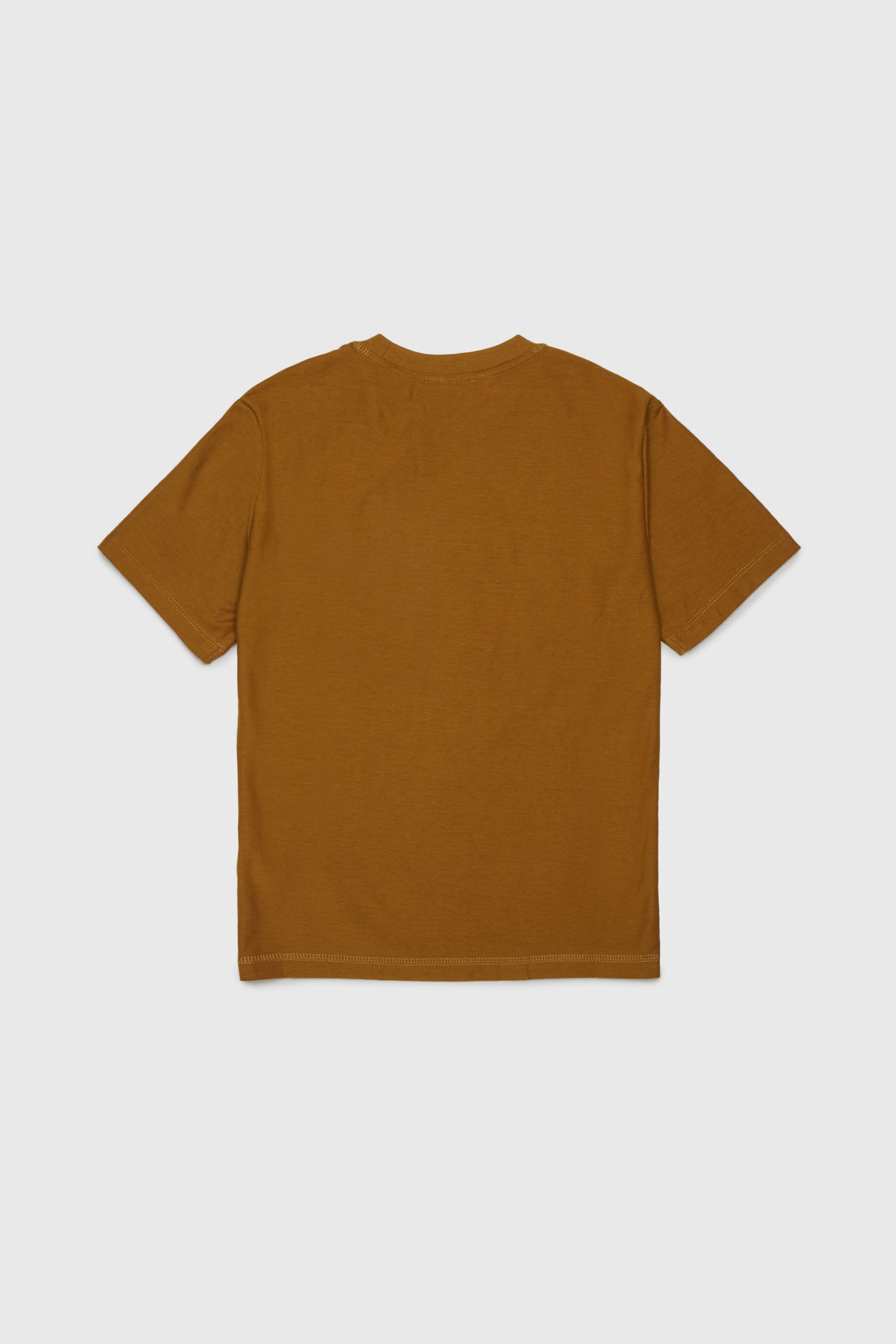 Diesel - TFRIT OVER, T-shirt avec logo Oval D et effet chin&eacute; Homme in Marron - 2