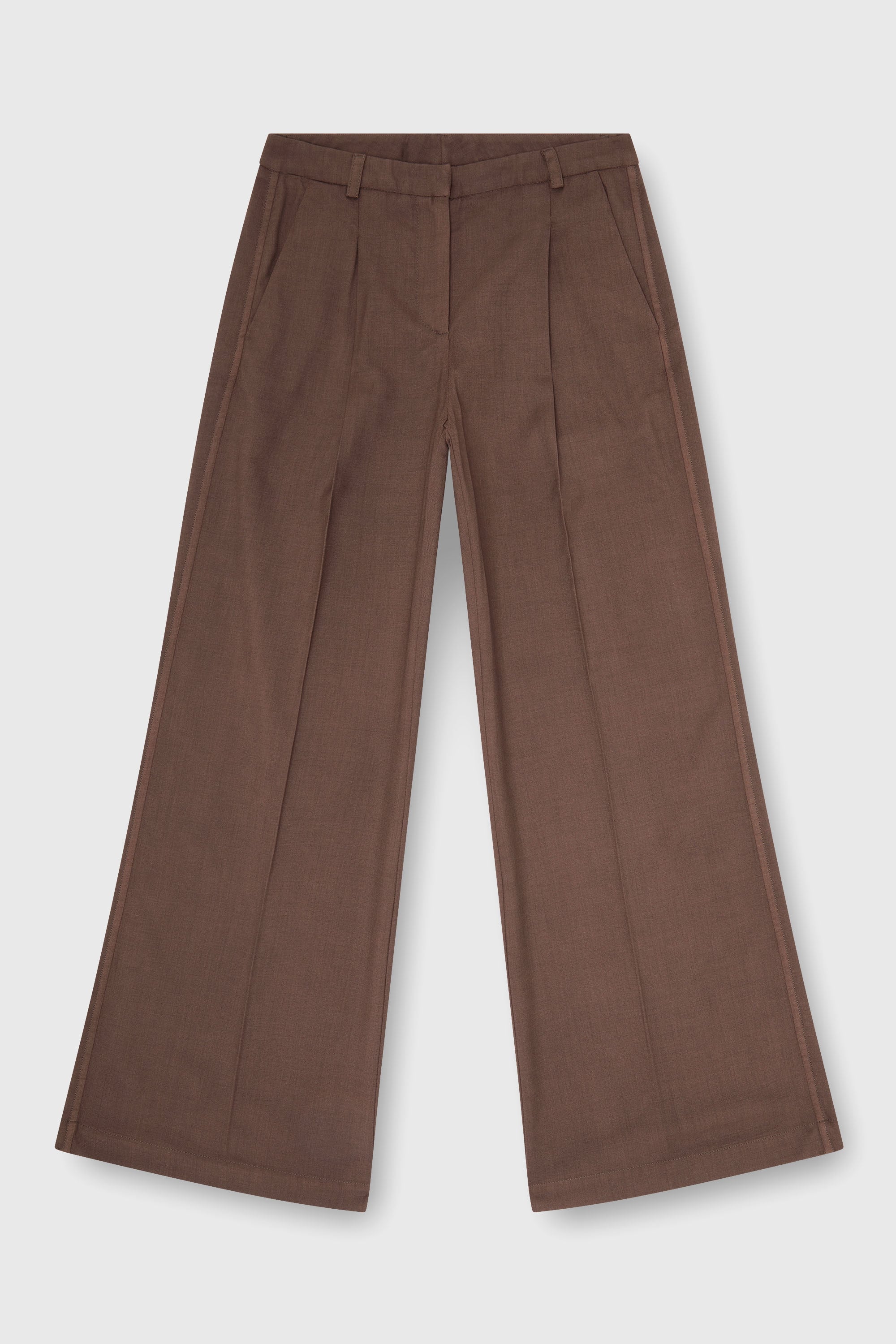 Diesel - P-ARIDE, Pantalon large pliss&eacute; en laine stretch Femme in ToBeDefined - 2