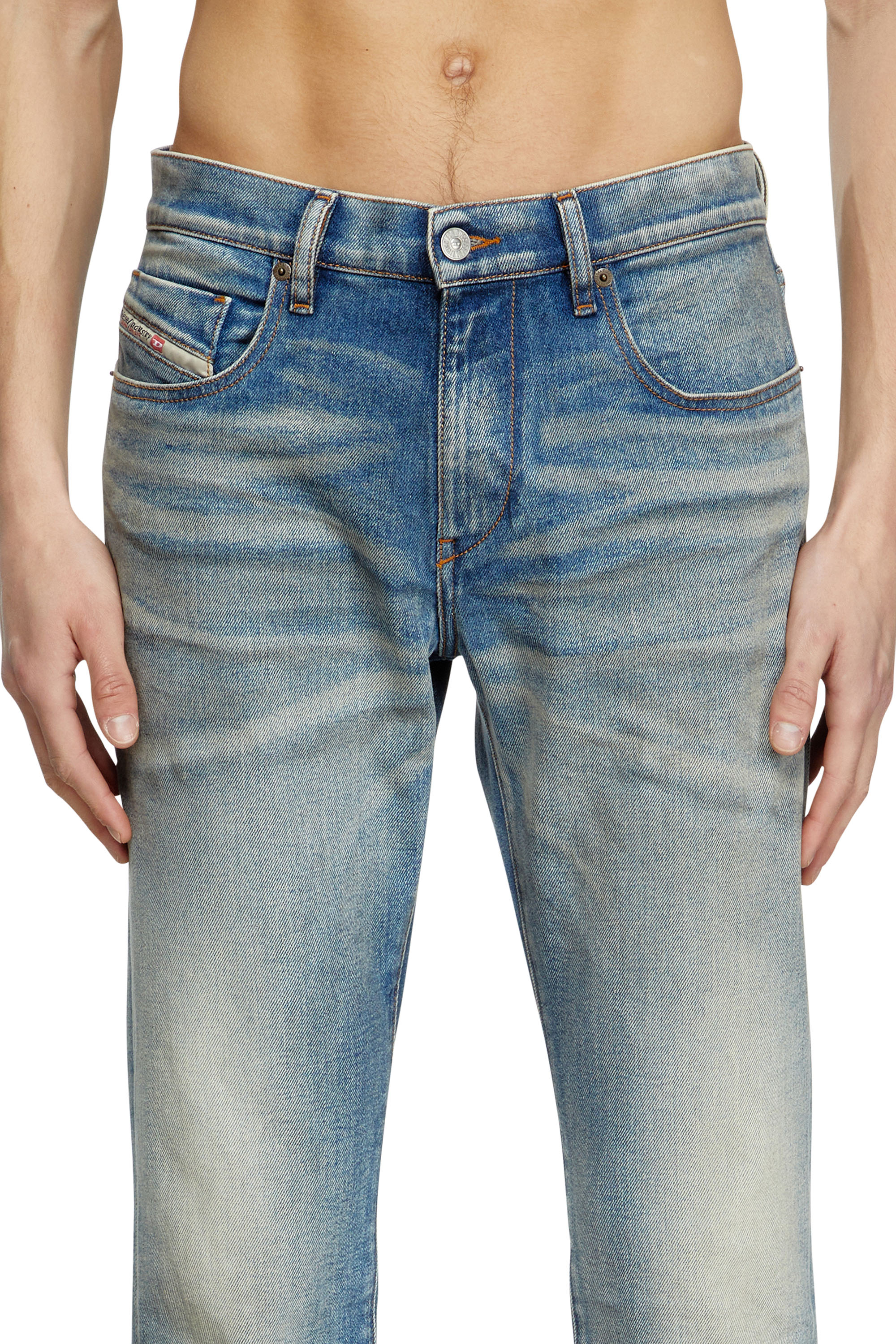 Diesel - Slim Jeans 2019 D-Strukt 09L30 Homme, Bleu moyen - Image 5