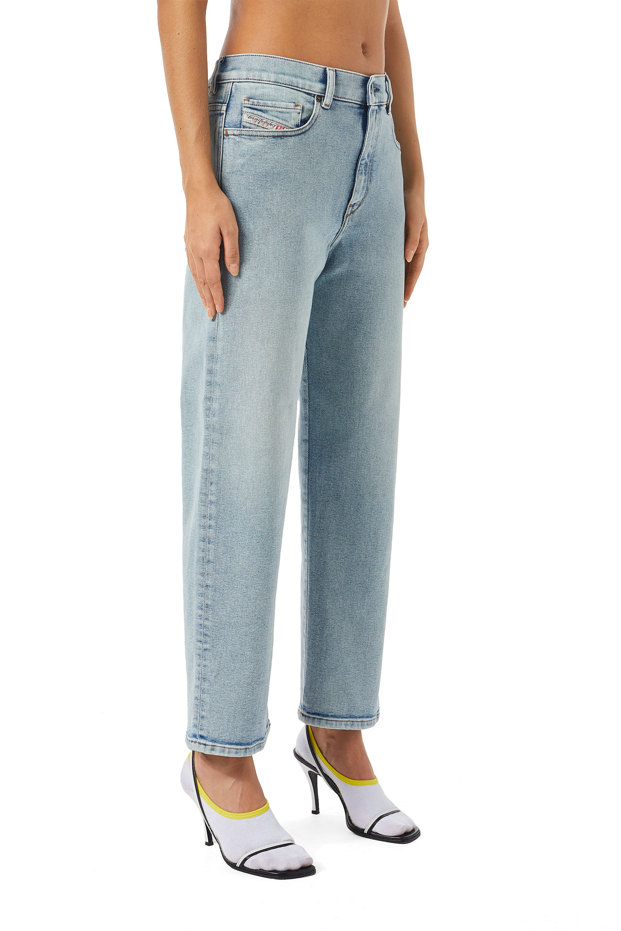 Diesel - Boyfriend Jeans 2016 D-Air 09C08 Femme, Bleu Clair - Image 5