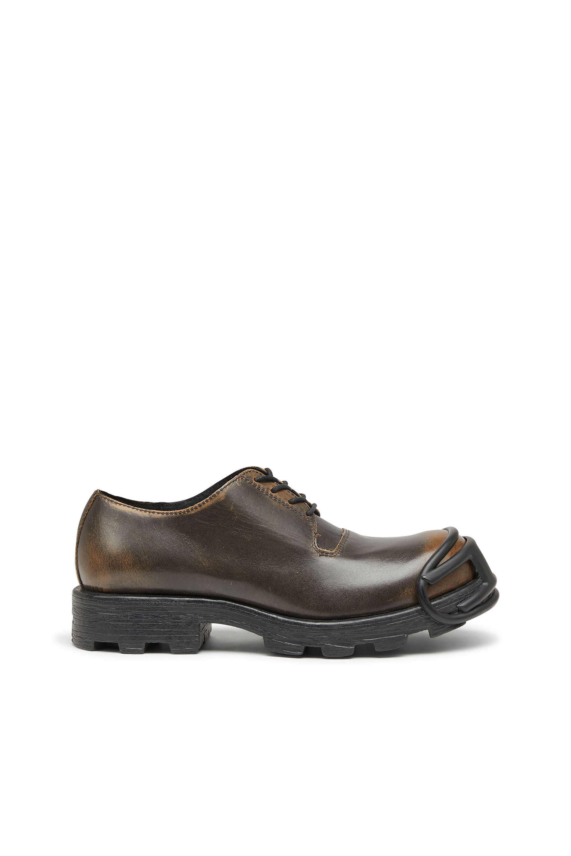 Diesel - D-HAMMER SO D, D-Hammer-Chaussures derby  en cuir bross&eacute; Homme in Marron - 1
