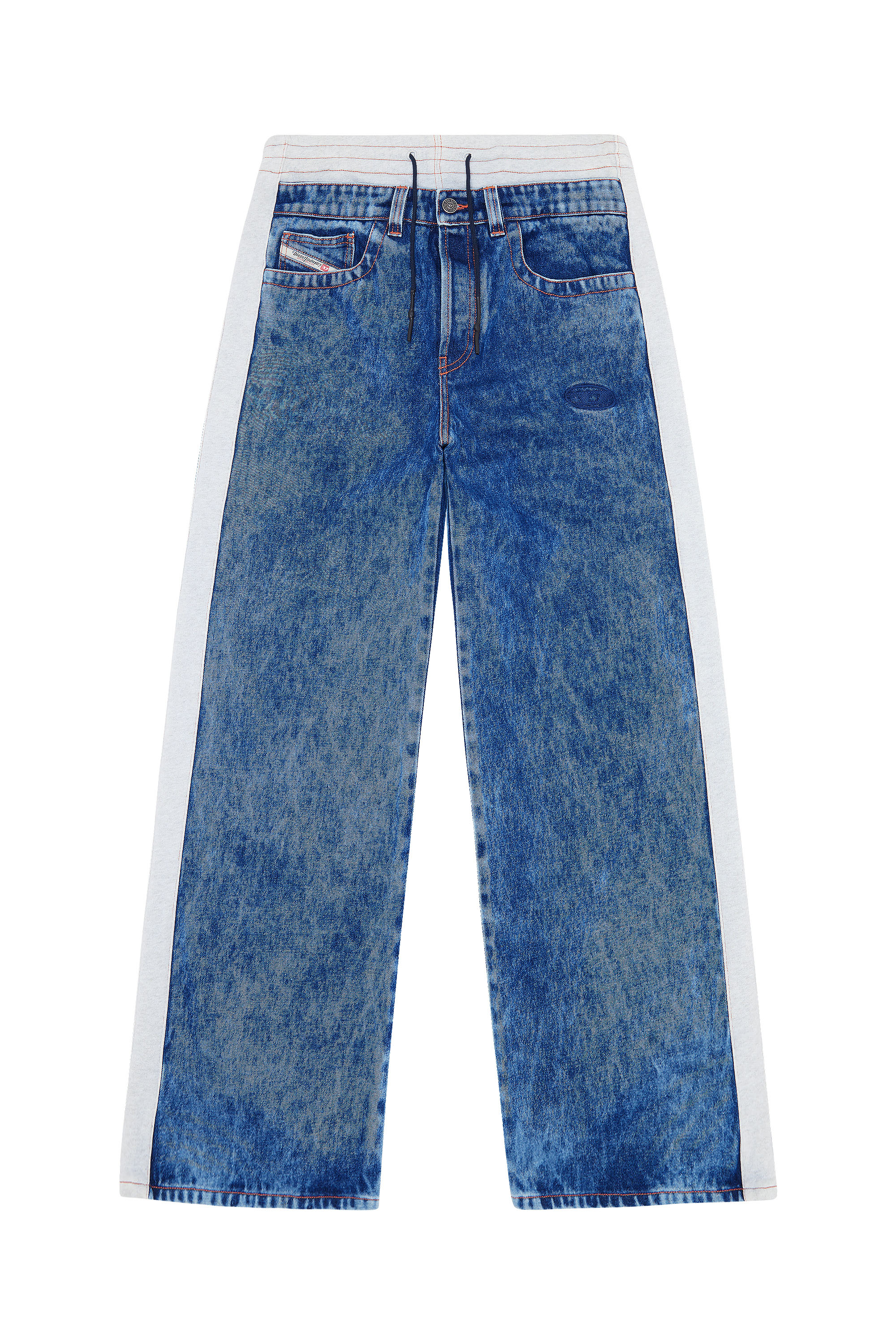 Diesel - D-Seri 0EMAW Straight Jeans, Bleu moyen - Image 5