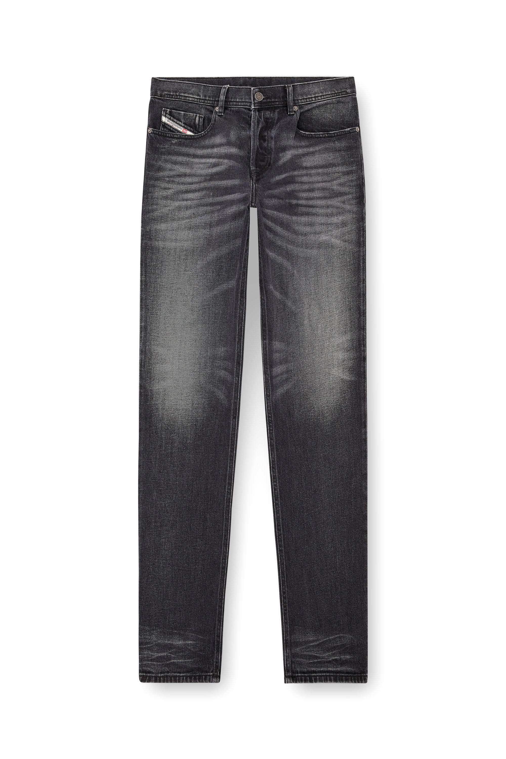 Diesel - Homme Tapered Jeans 2023 D-Finitive 09J65, Noir/Gris foncé - Image 3