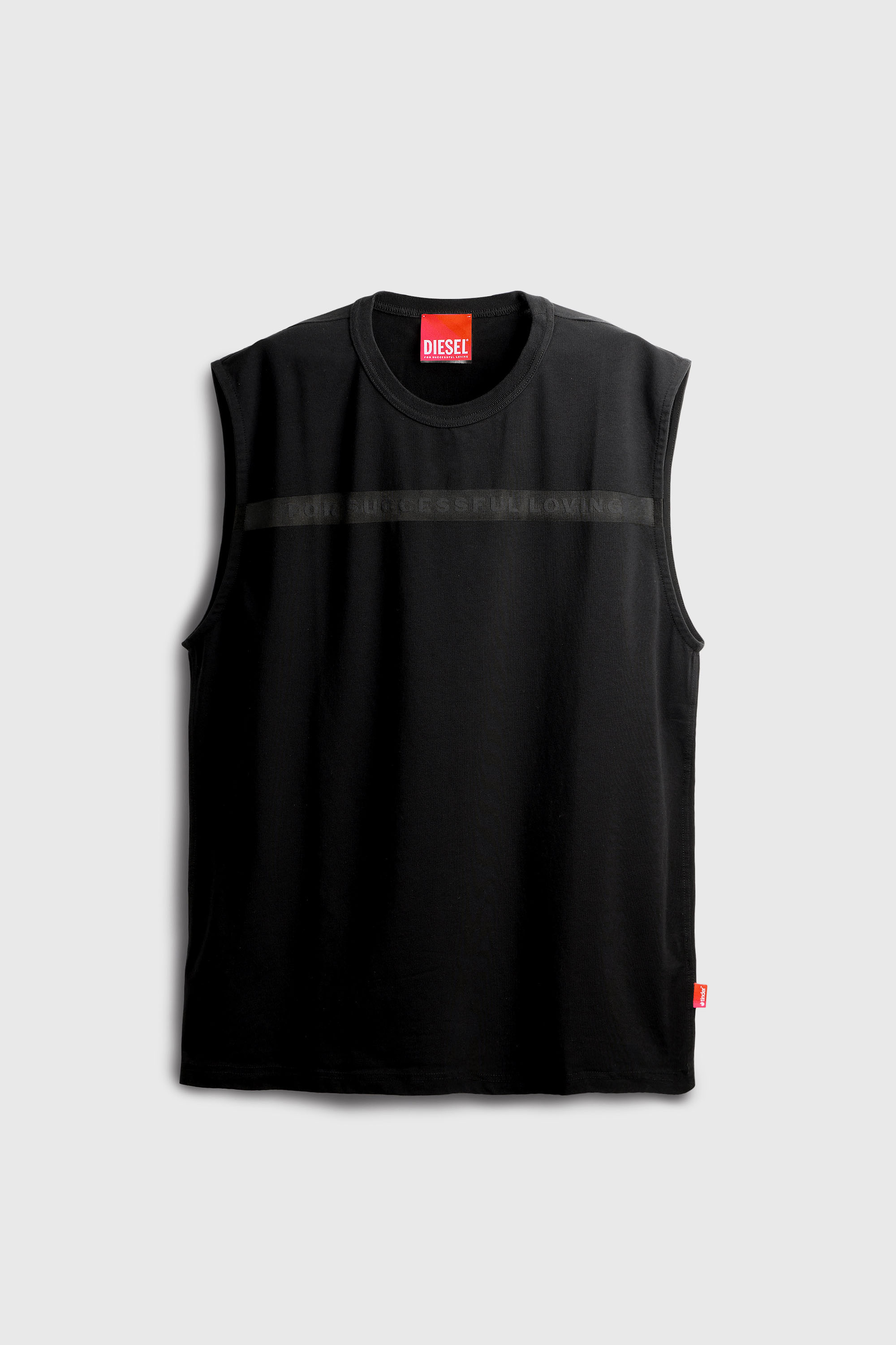 Diesel - PR-T-NORM-BISC-MATI-R, D&eacute;bardeur avec logo For Successful Loving Mixte in Noir - 2