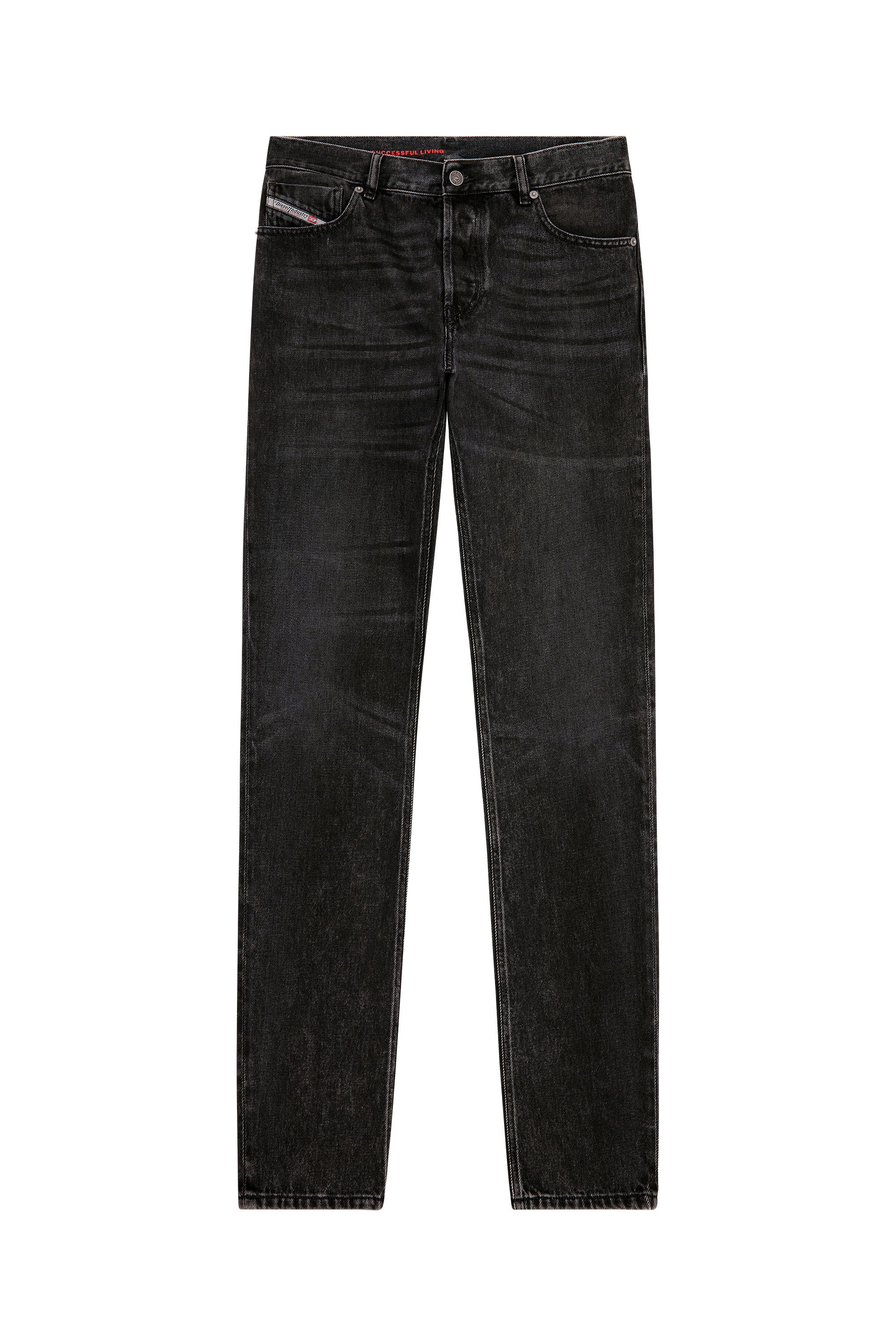 Diesel - Straight Jeans 1995 D-Sark 09B88, Noir/Gris foncé - Image 5