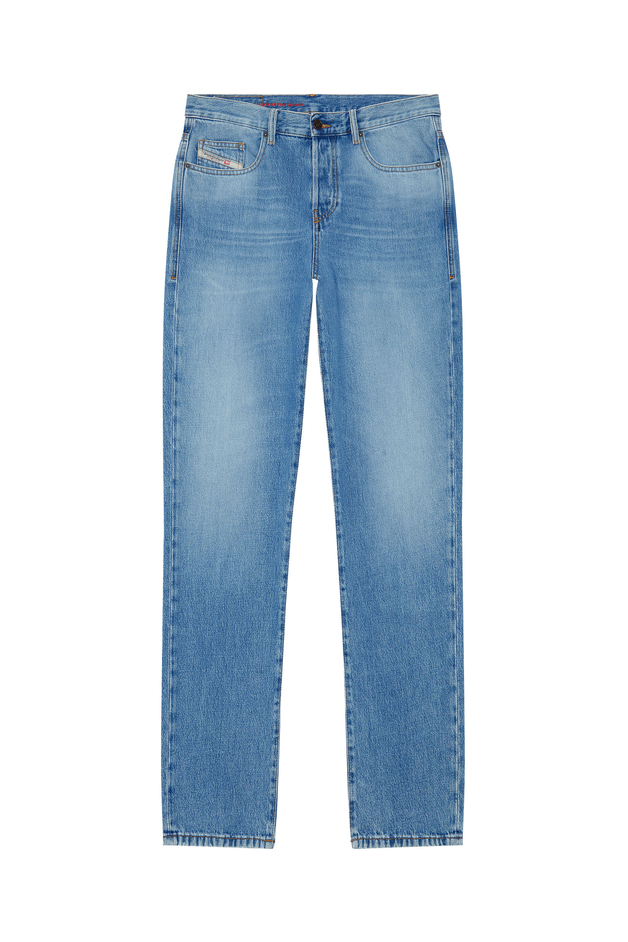 Diesel - Straight Jeans 2020 D-Viker 09C15, Bleu Clair - Image 7