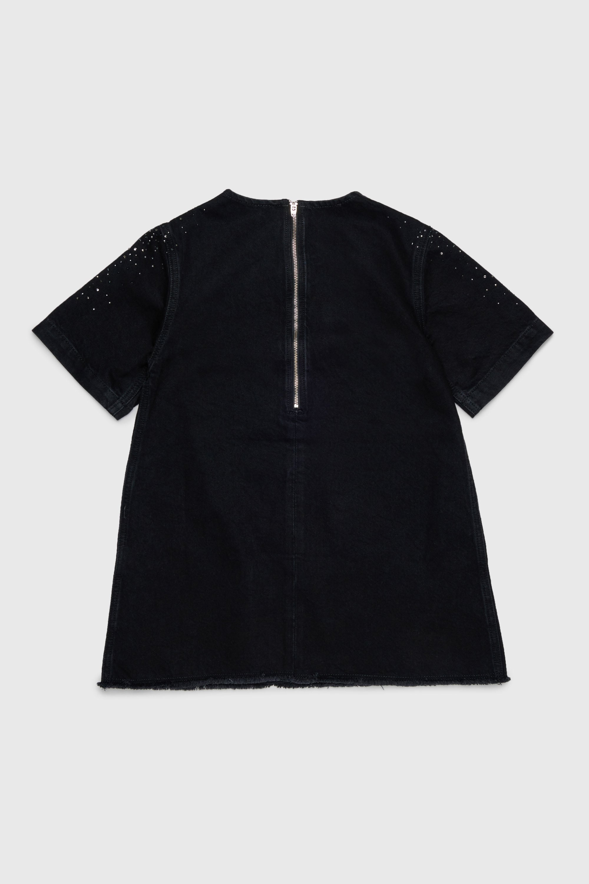 Diesel - DILBY, Robe t-shirt orn&eacute;e de strass Femme in Noir - 2