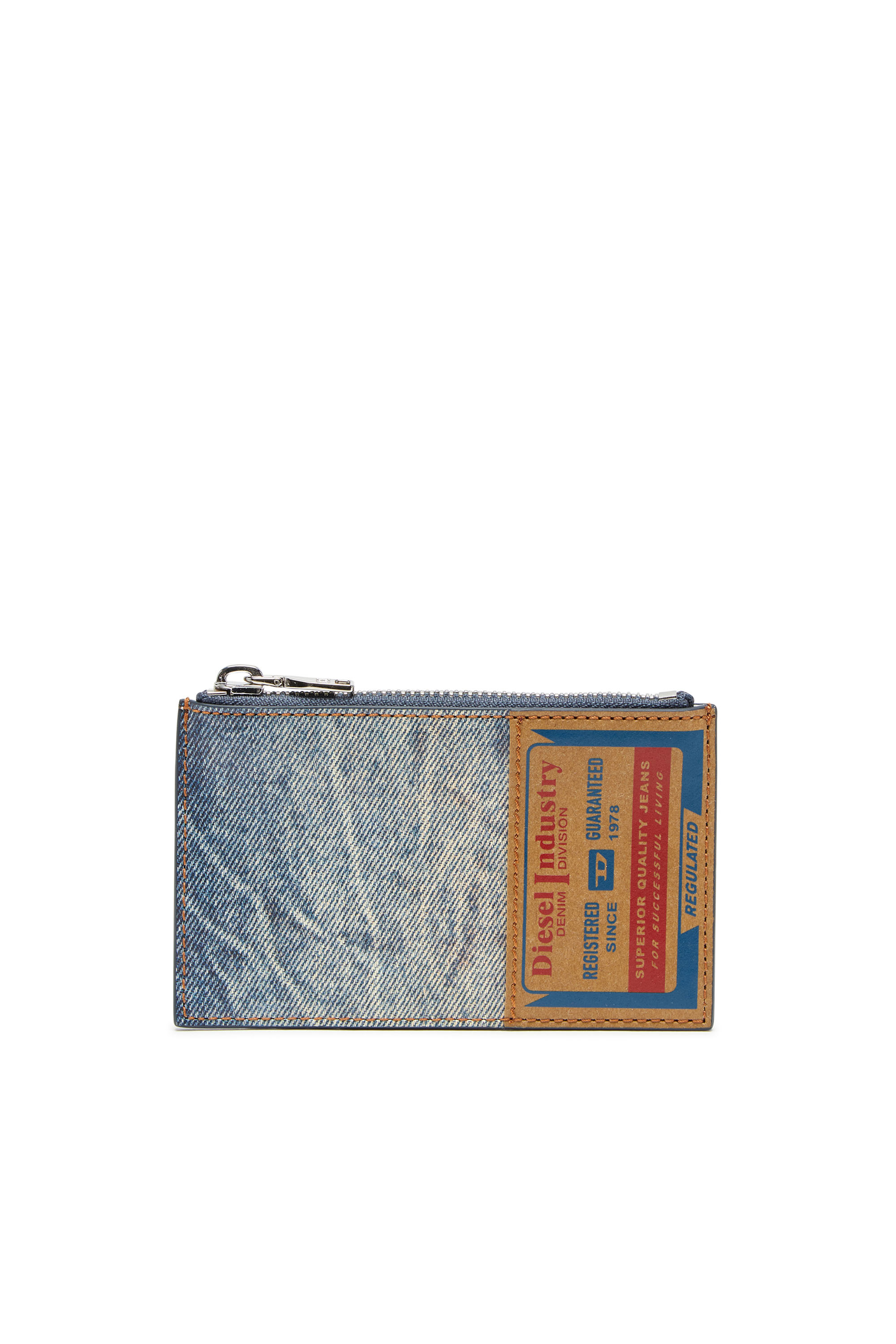 Diesel - JACKRON CARD HOLDER COIN M, Bleu - Image 1