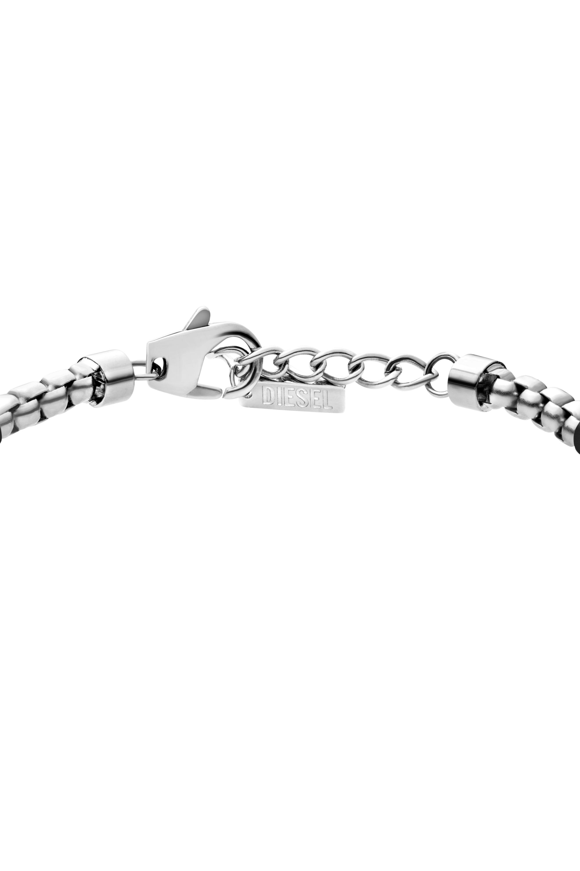 Diesel - DX1634931 JEWELLERY, Bracelet chaîne bicolore en acier inoxydable Mixte in Gris argenté - 2