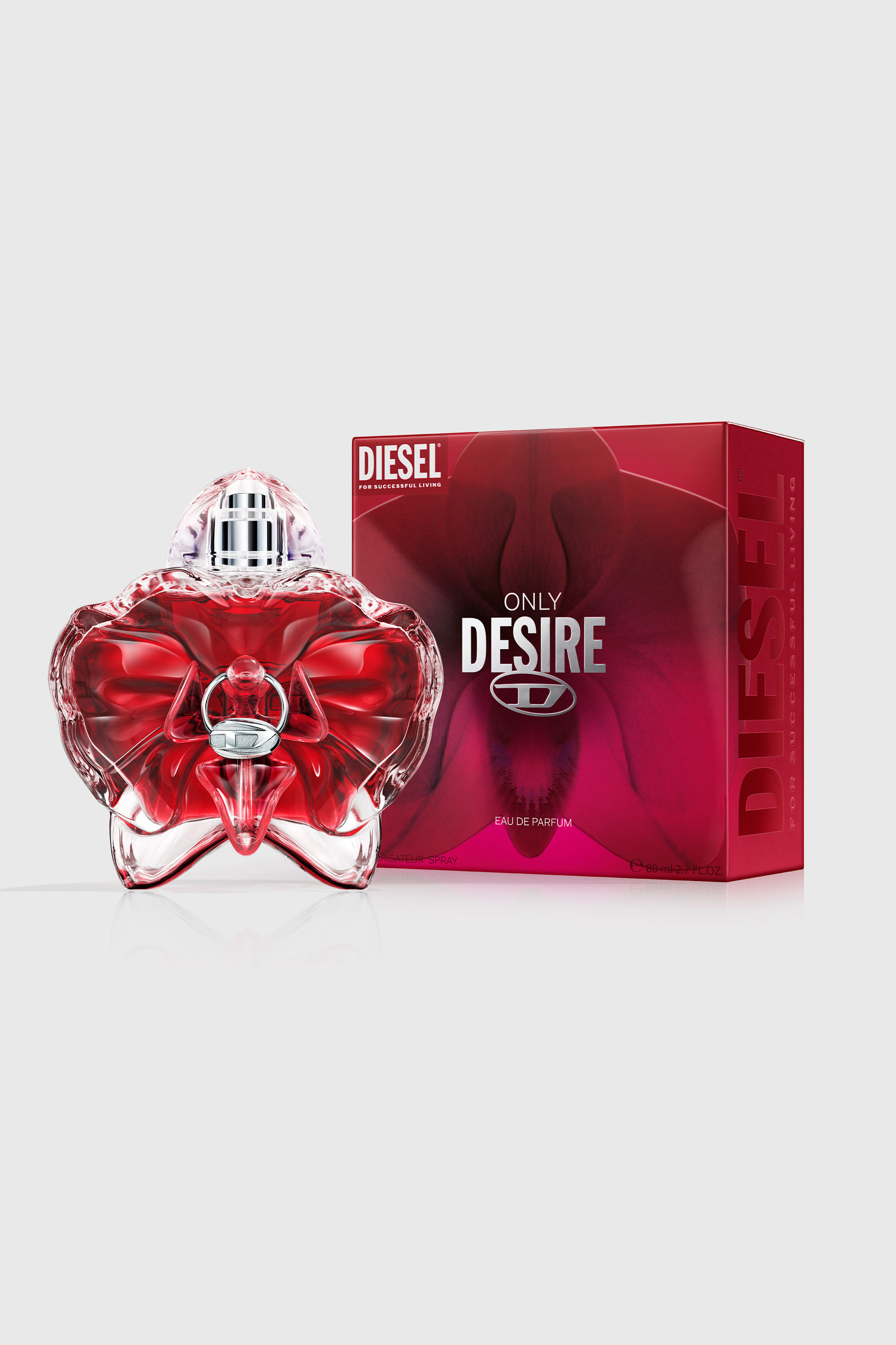 Diesel - DIESEL ONLY DESIRE EDP 80ML LF794400, Only Desire 80ml, Eau De Parfum Femme in Rouge - 2