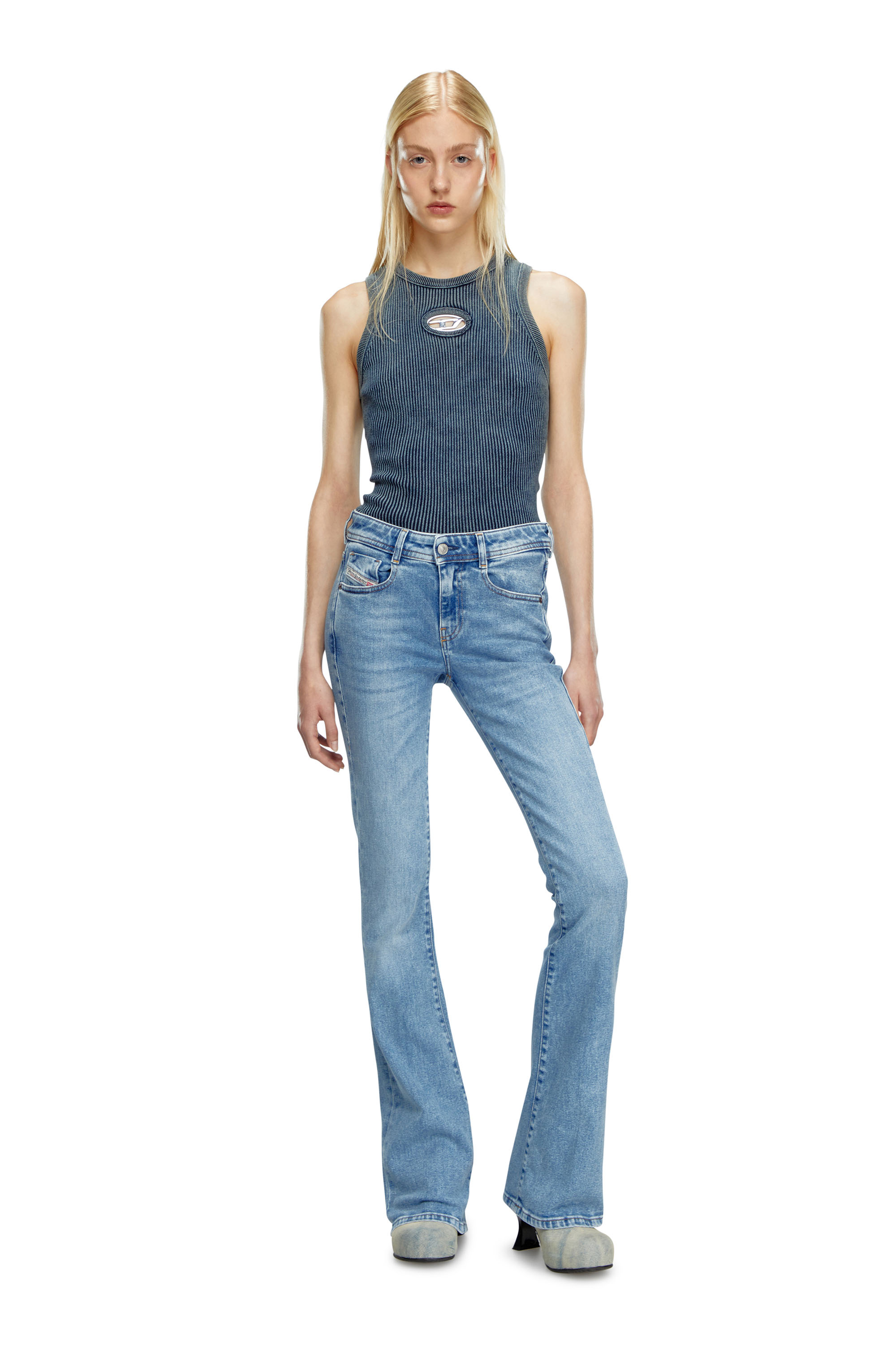Diesel - Bootcut and Flare Jeans 1969 D-Ebbey 9B92L, Bleu Clair - Image 4