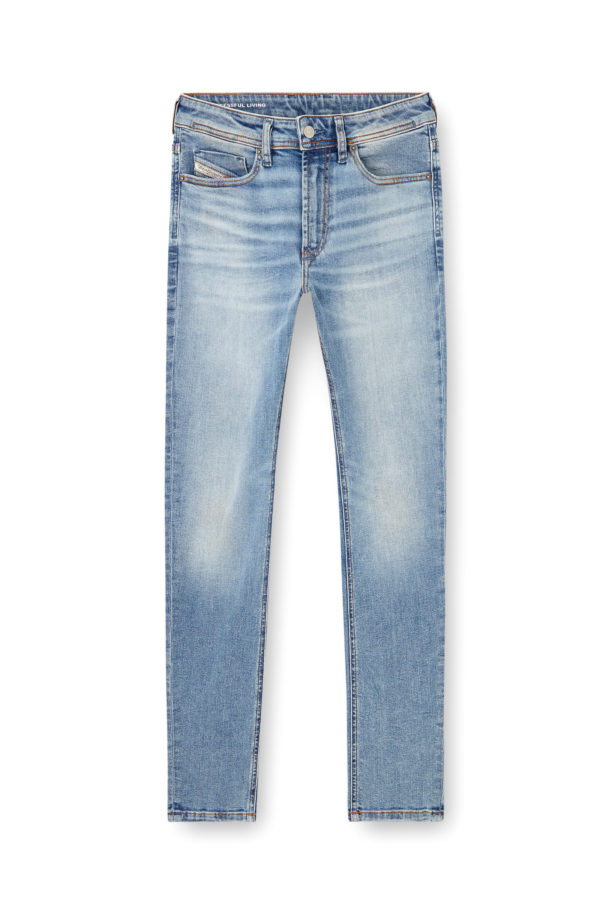 Diesel - Skinny Jeans 1979 Sleenker 0DBDQ Homme, Bleu Clair - Image 3