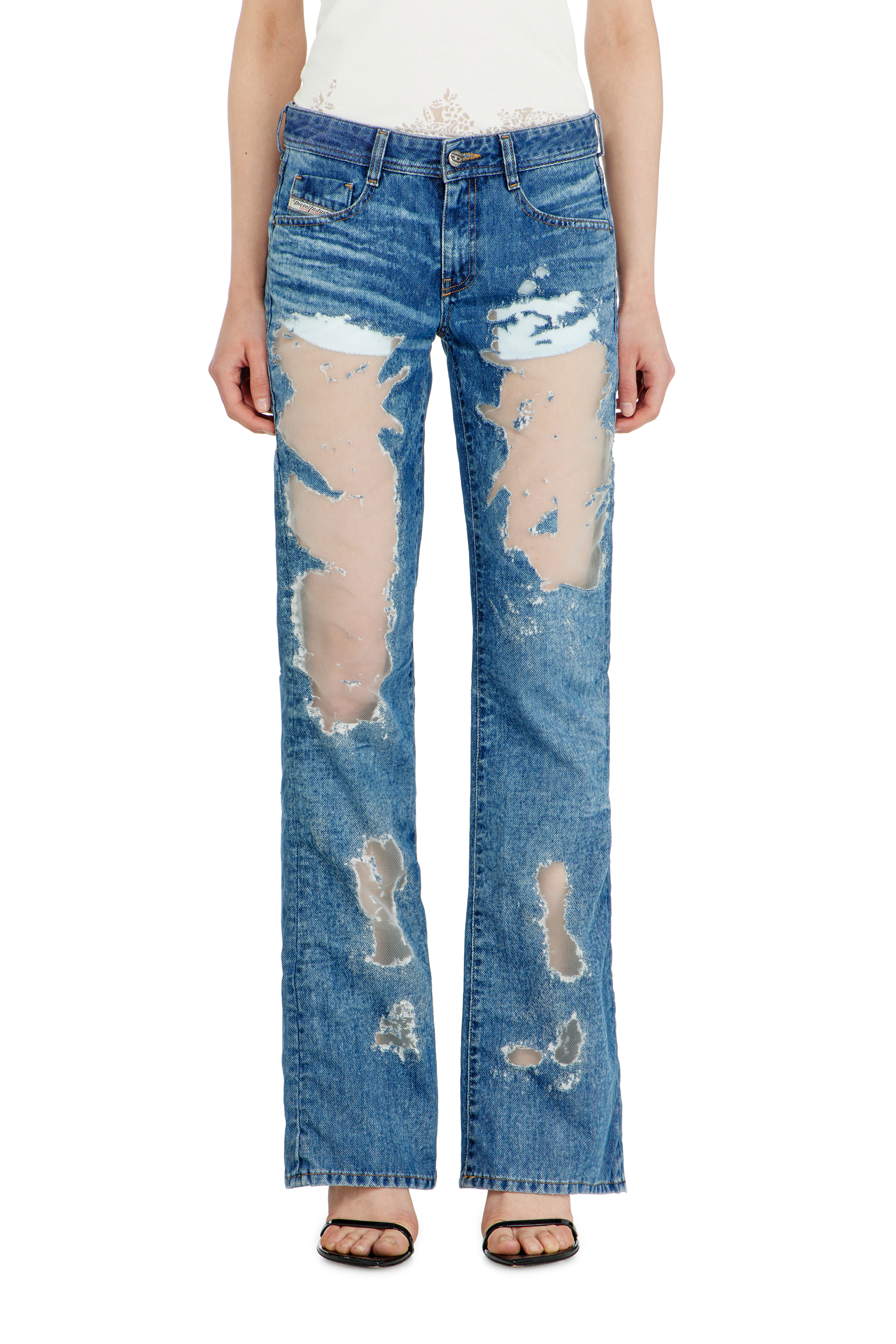 Diesel - Bootcut Jeans 1969 D-Ebbey 068ZH Femme, Bleu moyen - Image 2