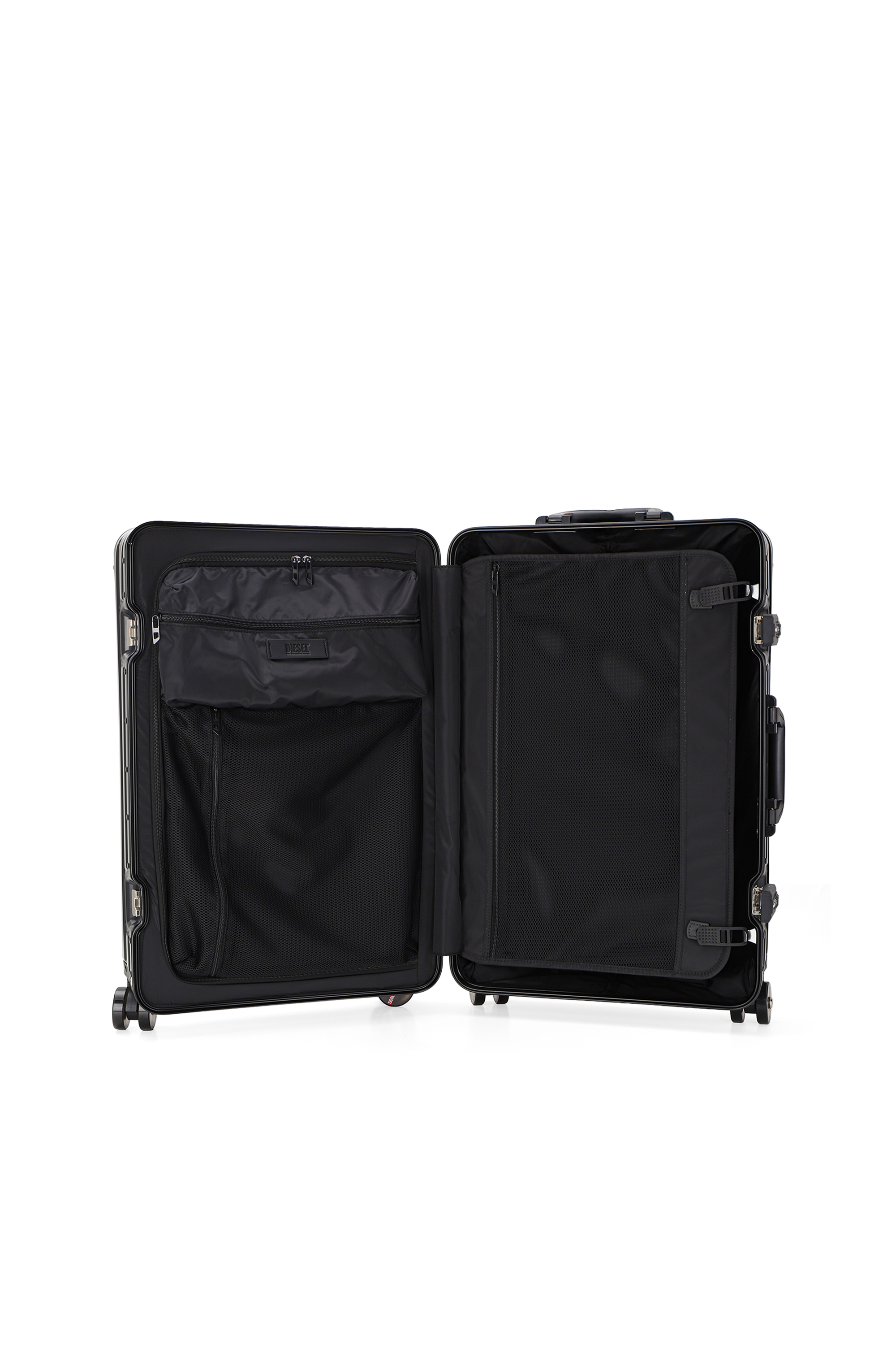 Diesel - DIESEL ALUMINUM TROLLEY- DSL002, Valise en aluminium taille M Mixte in Noir - 3