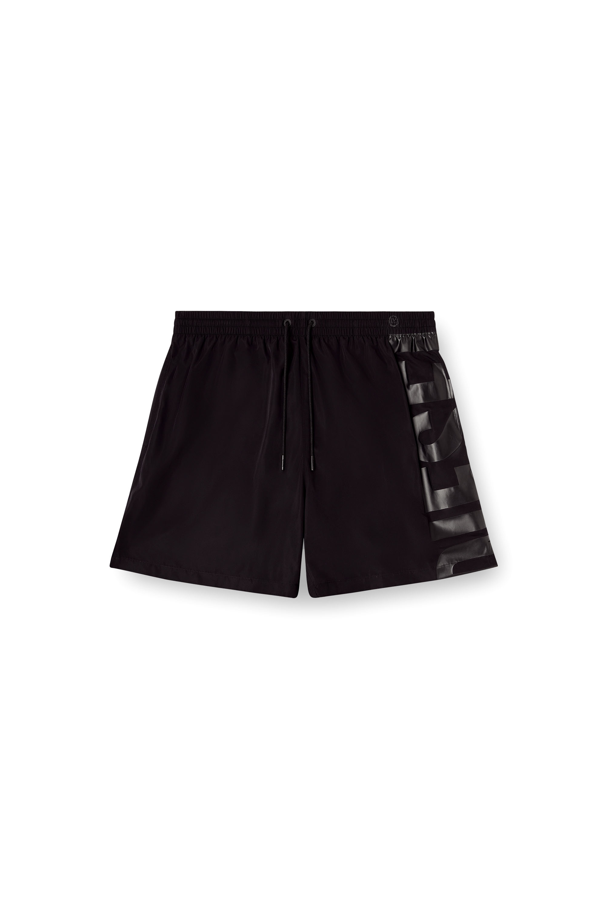 Diesel - RIO-41-D-CORE, Short de bain mi-long avec maxi logo Homme in Noir - 3