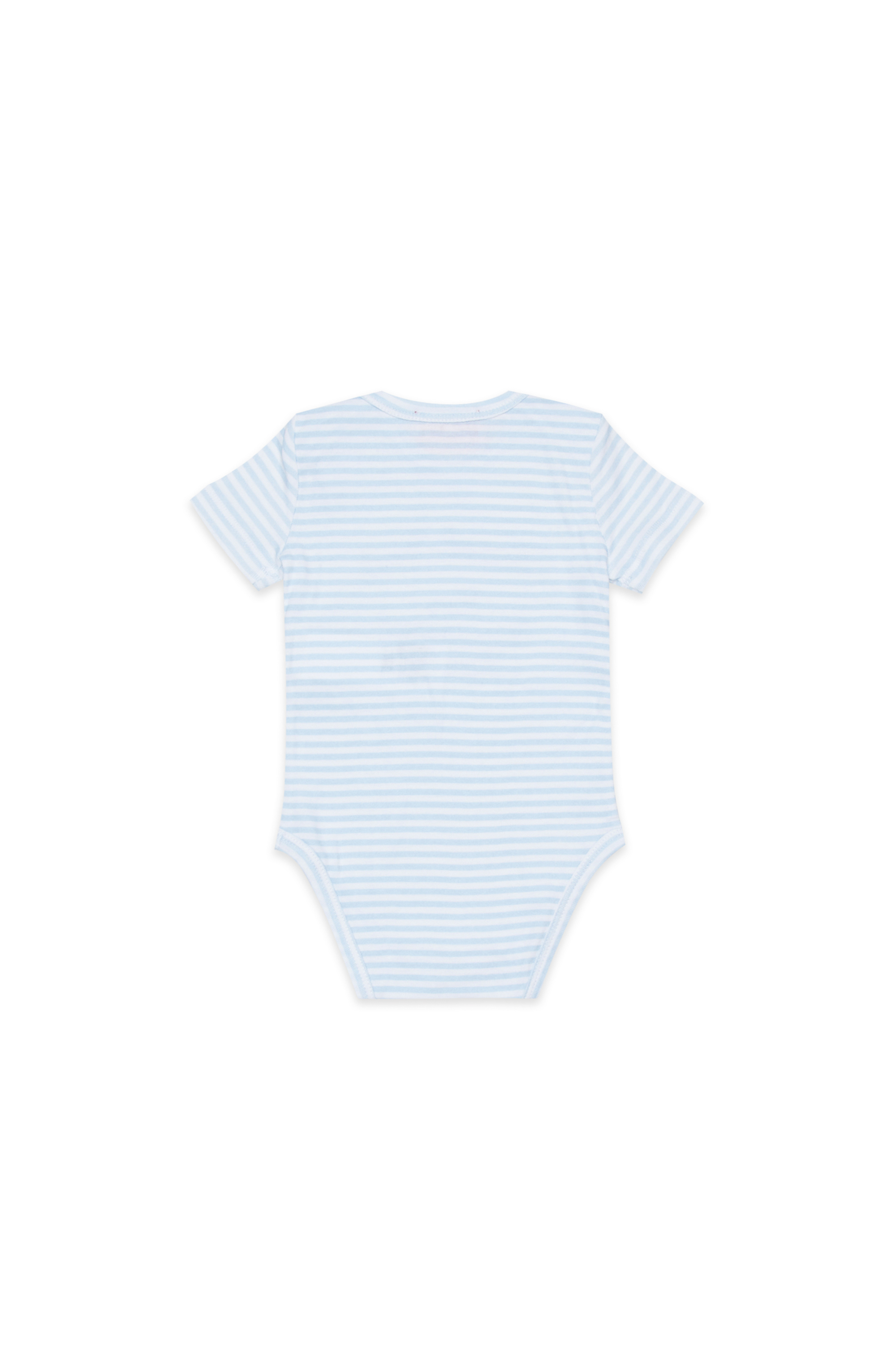 Diesel - USPELBOX-NB, Coffret cadeau b&eacute;b&eacute; en coton ray&eacute; Mixte in Bleu - 2