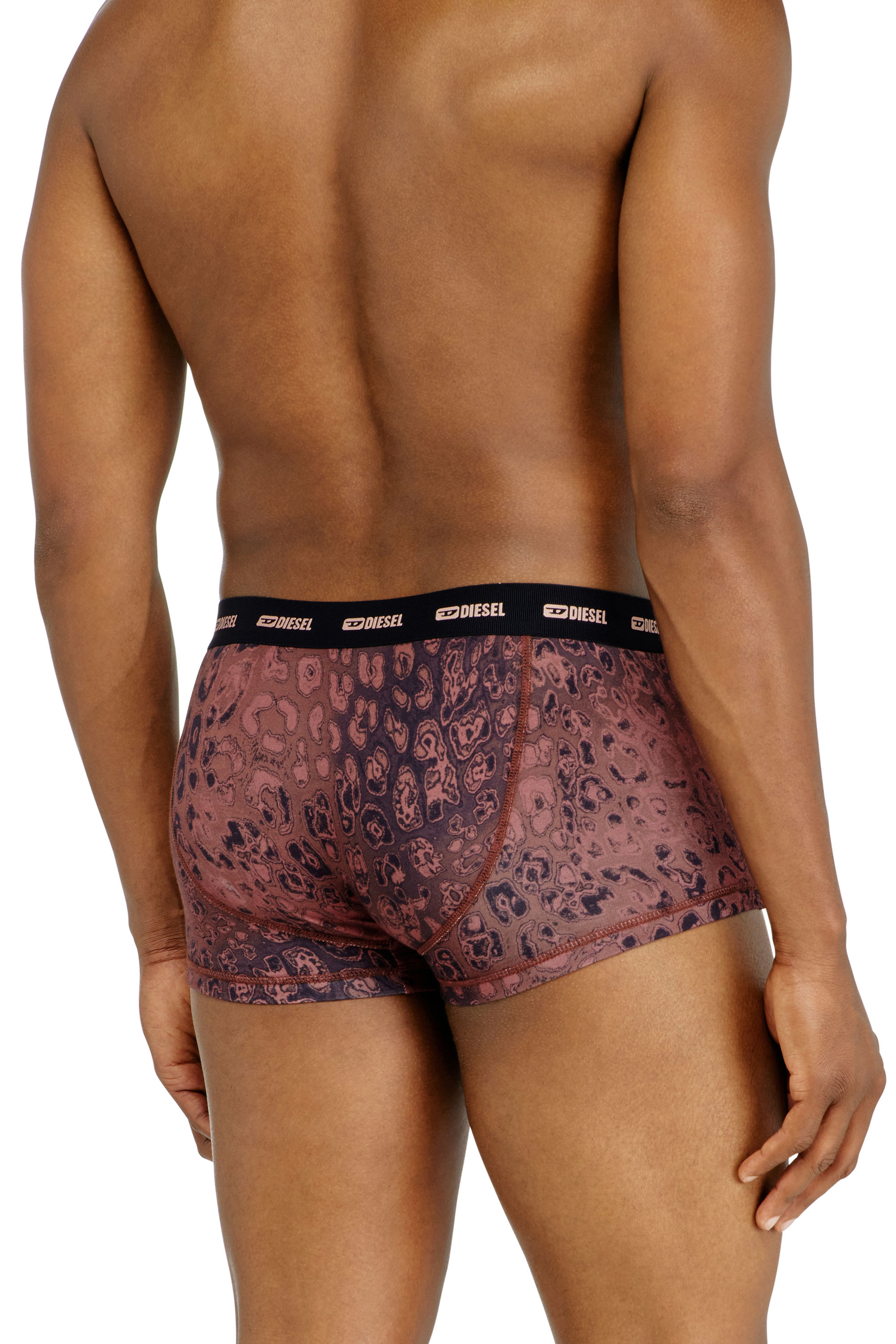 Diesel - DAMIEN-UTLT-3PACK, Lot de trois boxers en coton stretch Homme in Violet - 3