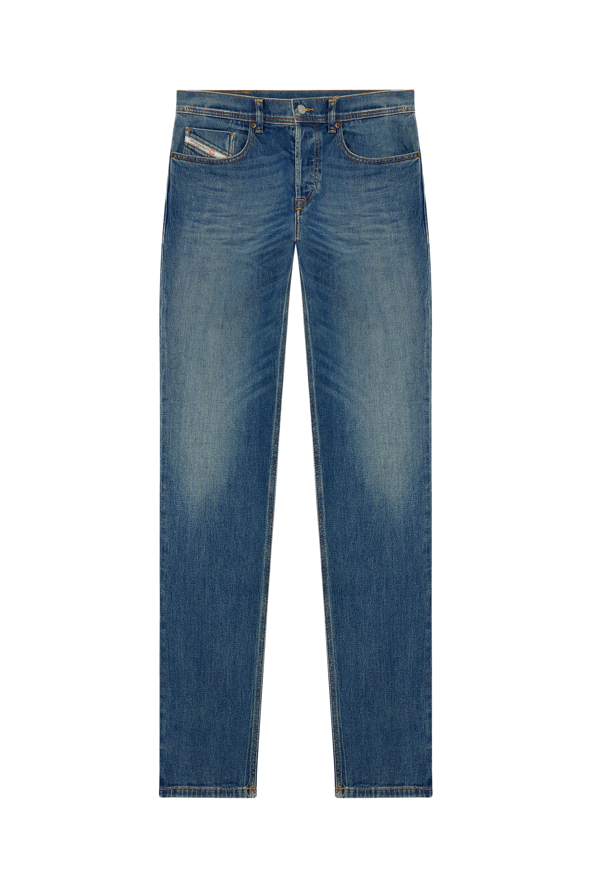 Diesel - Tapered Jeans 2023 D-Finitive 09F88, Bleu moyen - Image 5