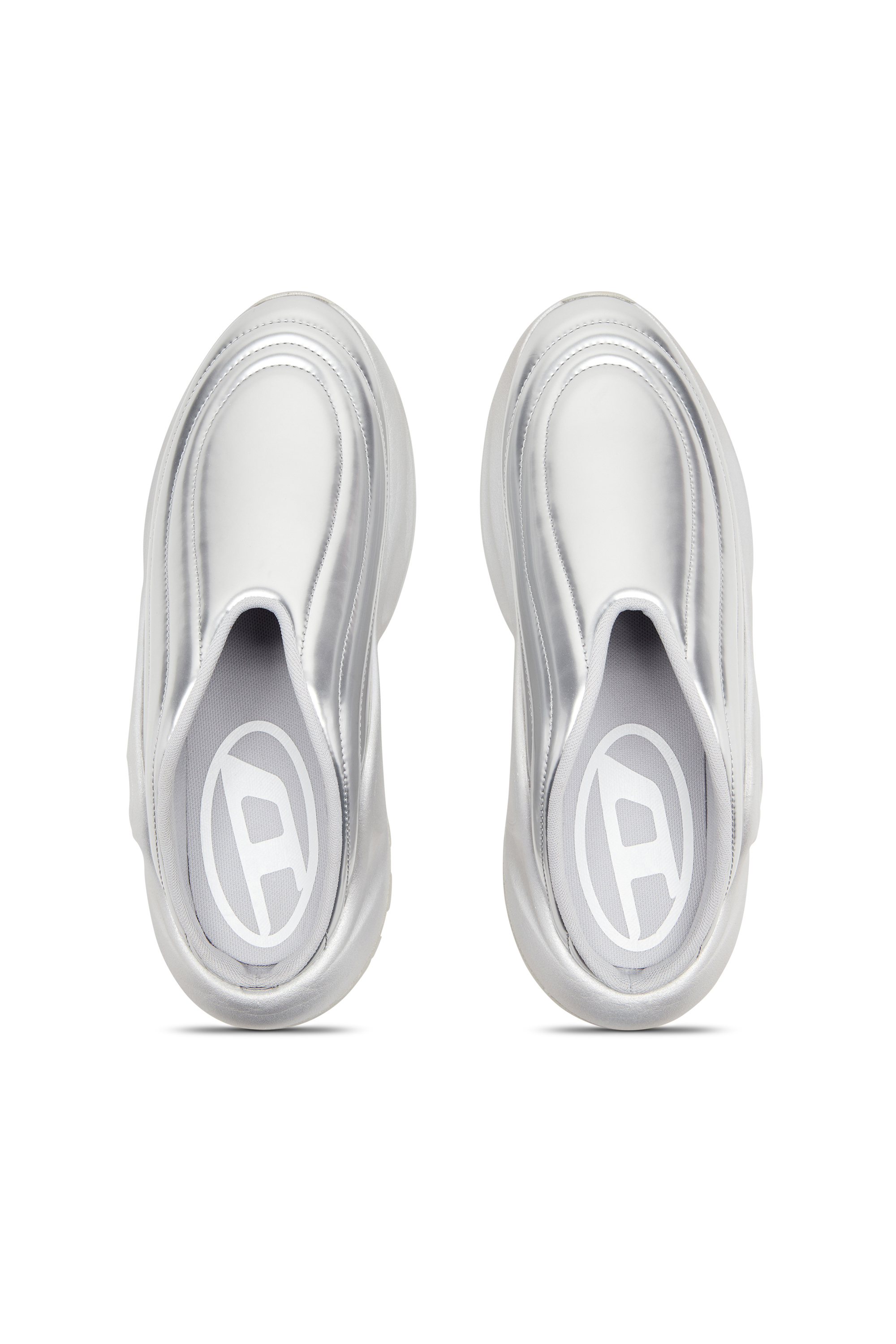 S-D-RUNNER MULE X, Gris argenté Diesel - S-D-RUNNER MULE X, S-D-Runner-Mules métallisées Mixte in Gris argenté - 4