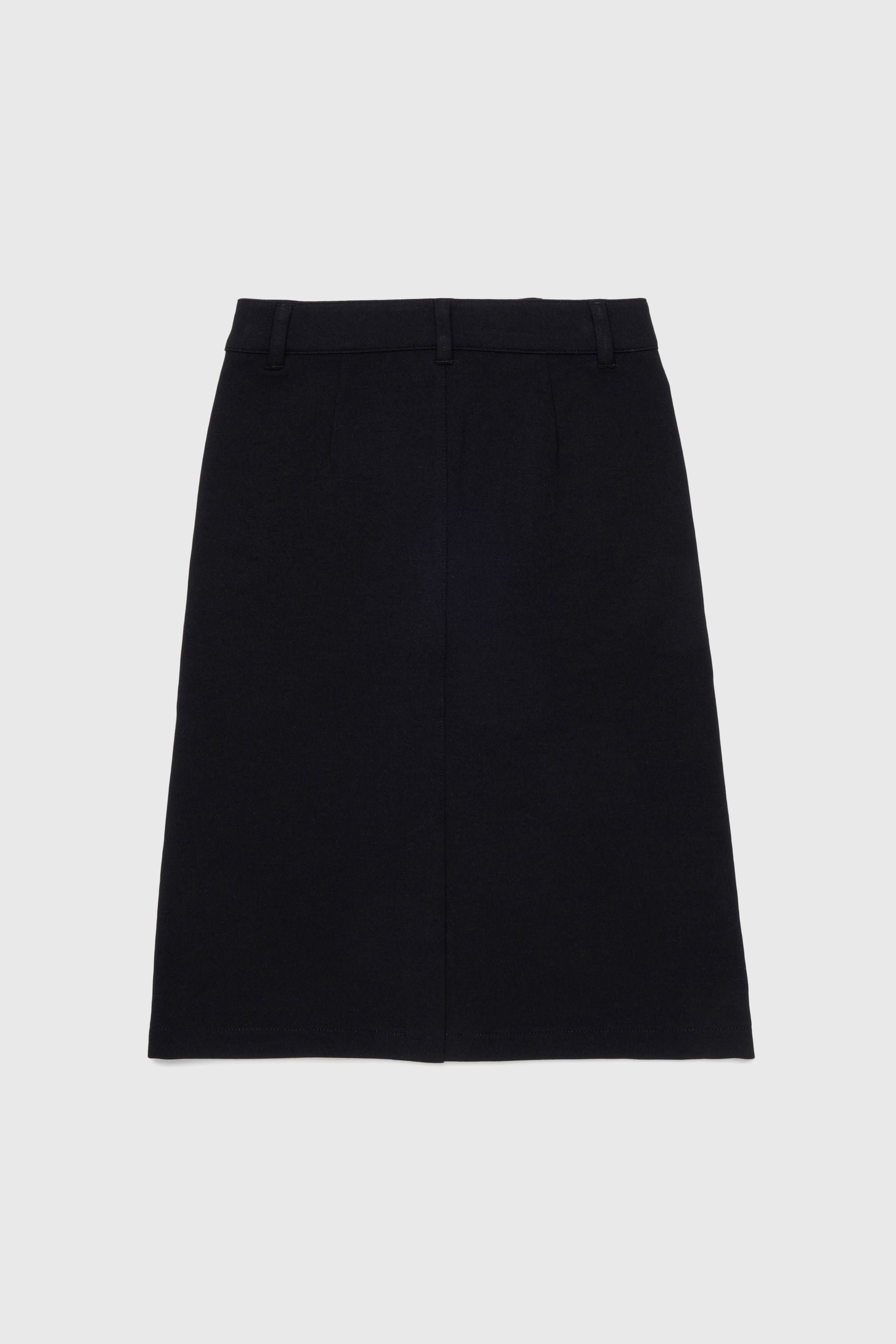 Diesel - GMILX, Jupe en m&eacute;lange de viscose stretch Femme in Noir - 2