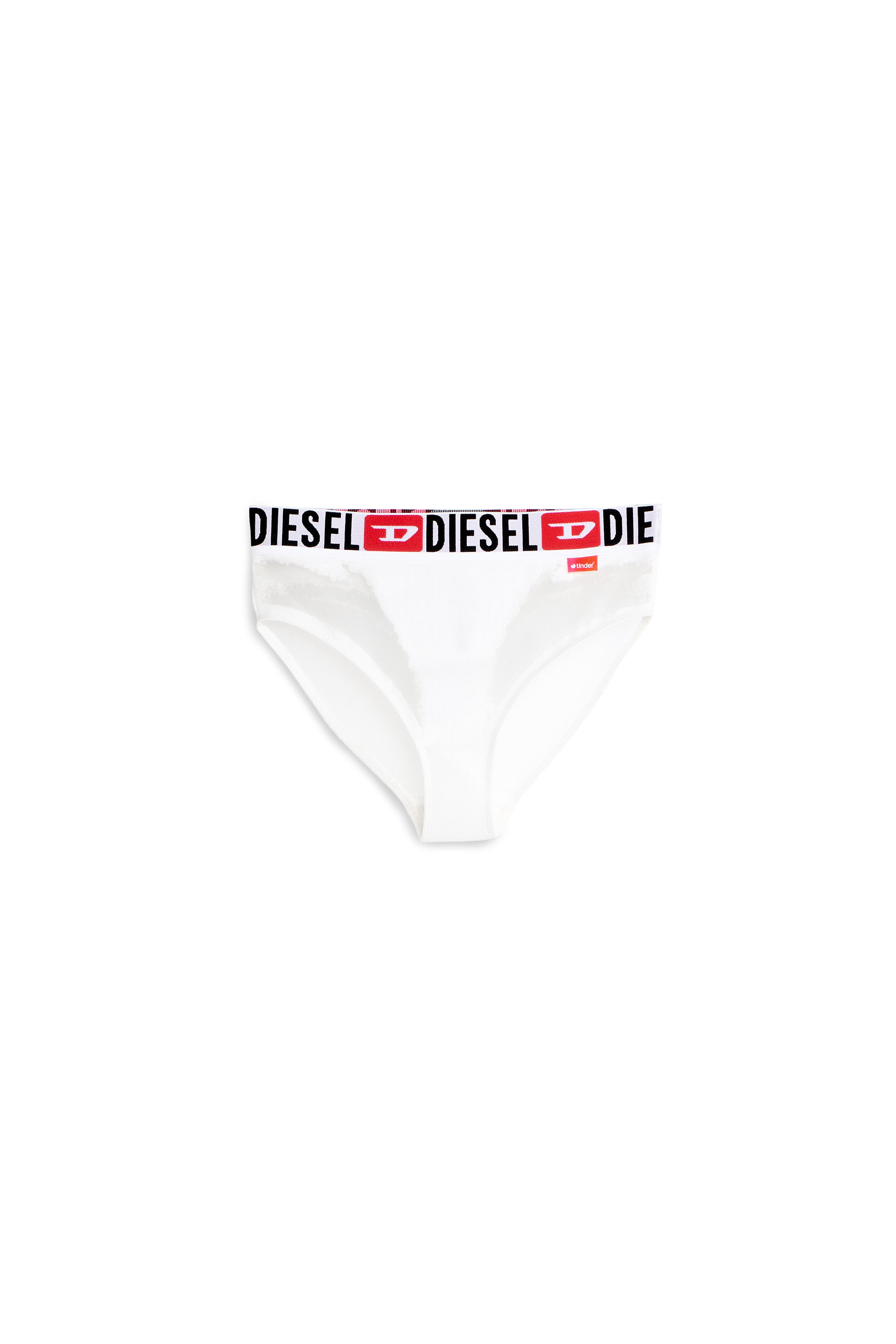 Diesel - PR-SAM-D-CORE, Culotte effet d&eacute;vor&eacute; transparent Femme in Blanc - 1