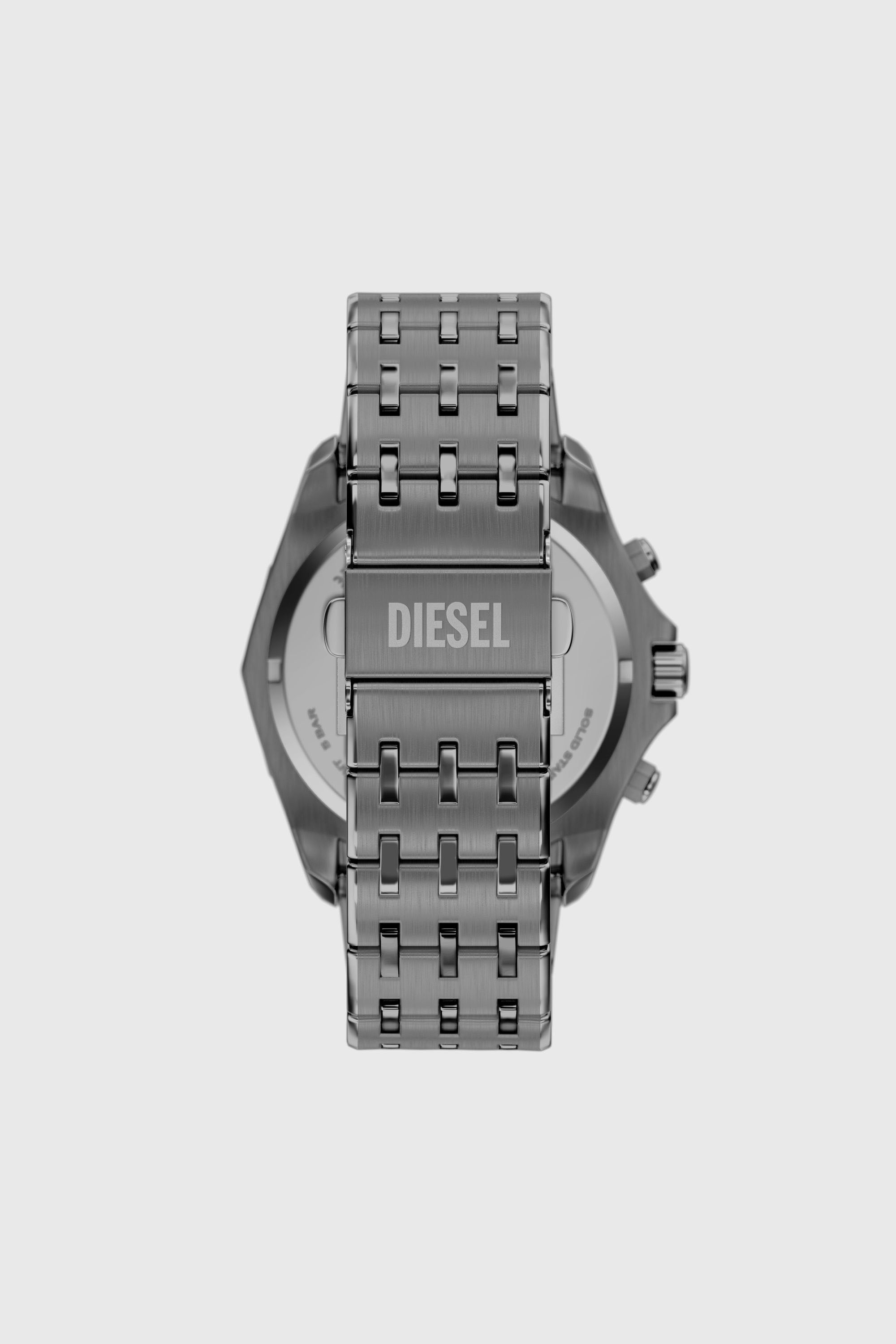 Diesel - DZ4711 WATCH, Montre Stinger en acier inoxydable gunmetal Homme in Gris - 2