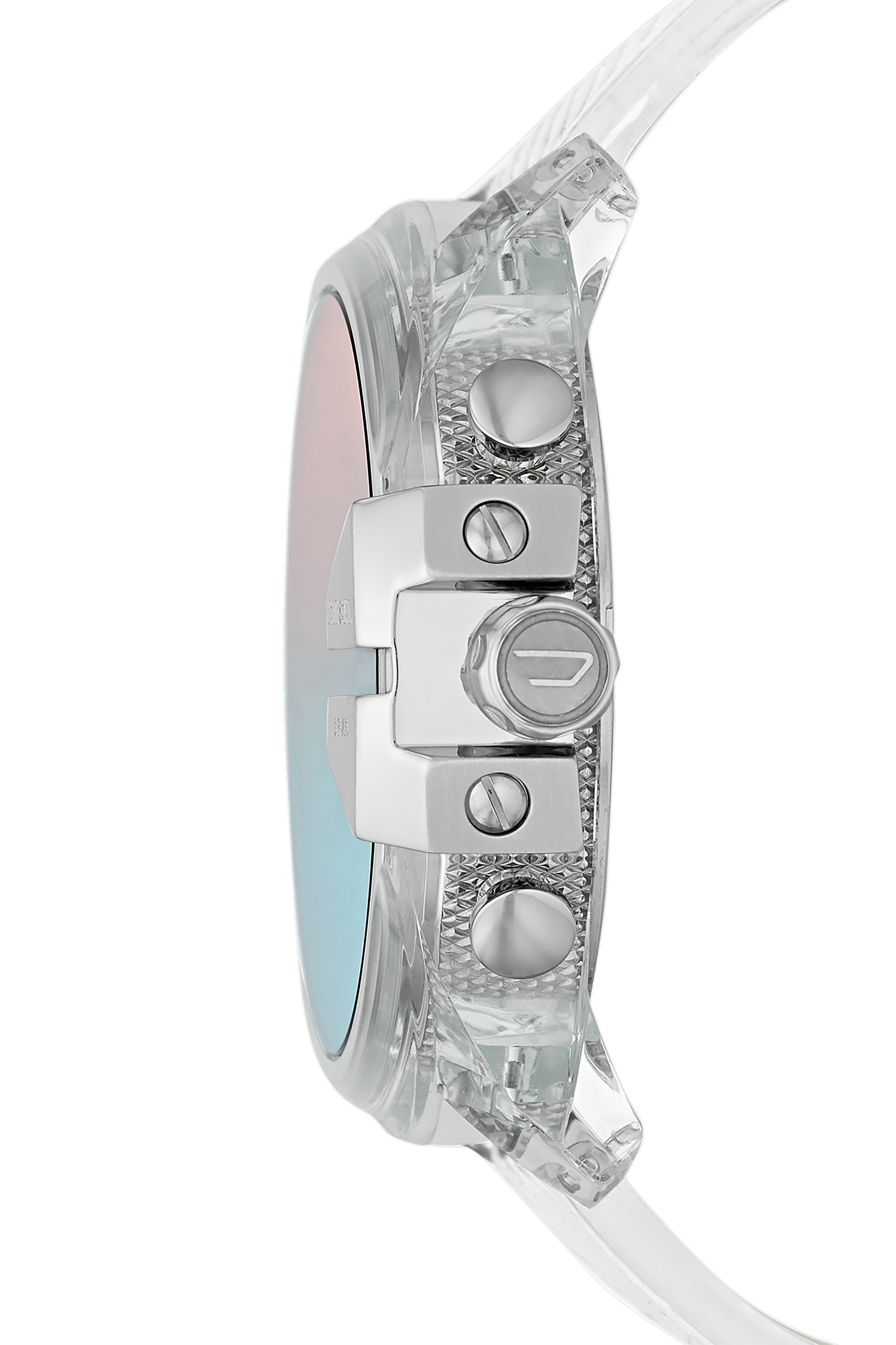 Diesel - DZ4515, Montre chronographe Mega Chief blanche Homme in Blanc - 3