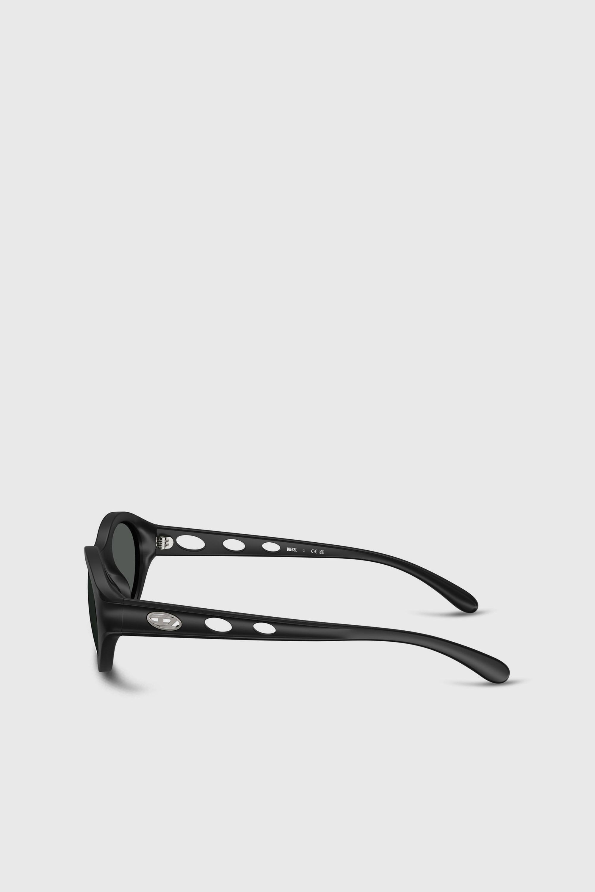 Diesel - 0DL3005U, Lunettes de soleil ovales Mixte in Noir - 2